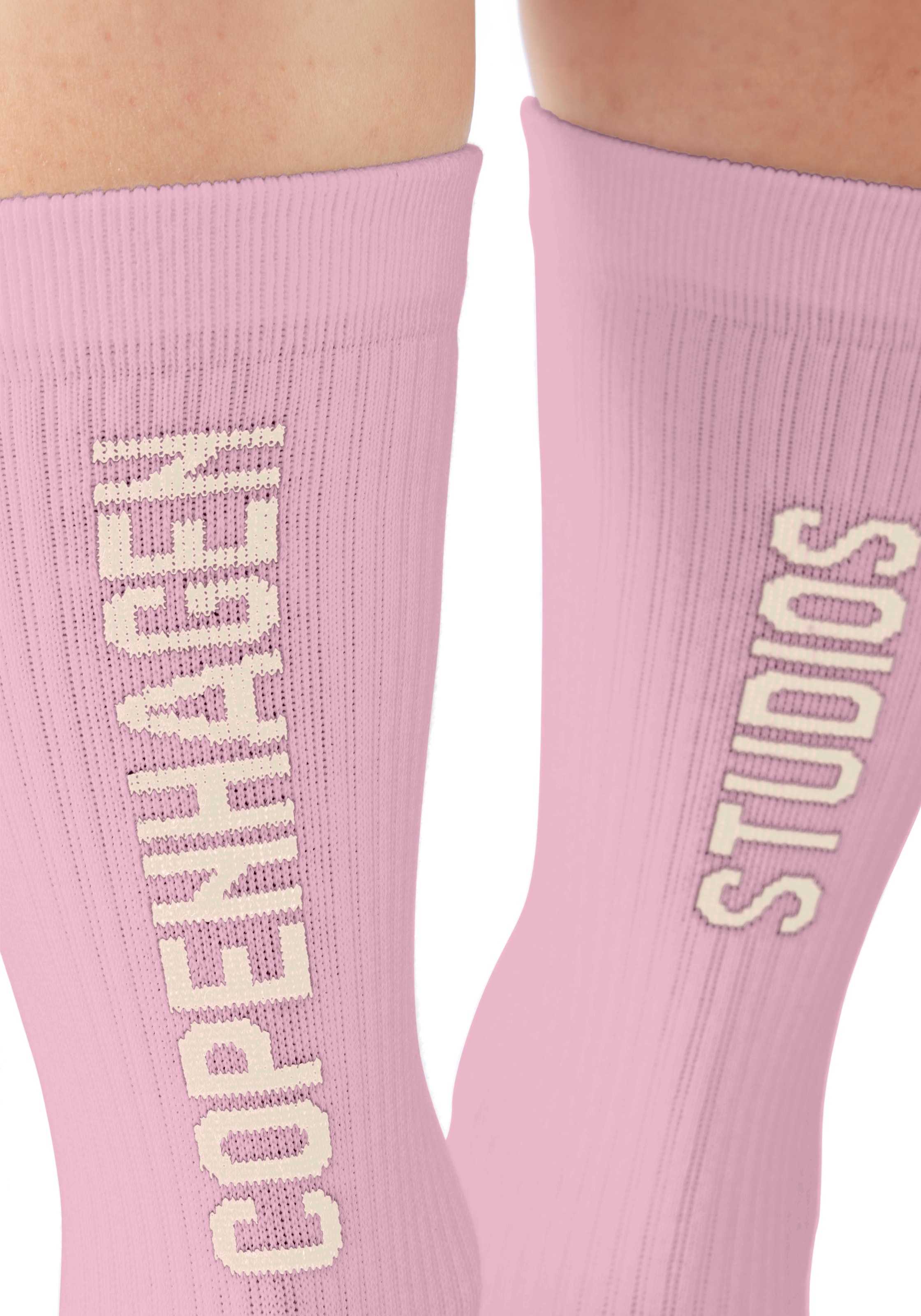 Copenhagen Studios Tennissocken, (Packung, 3 Paar), mit großem Schriftzug