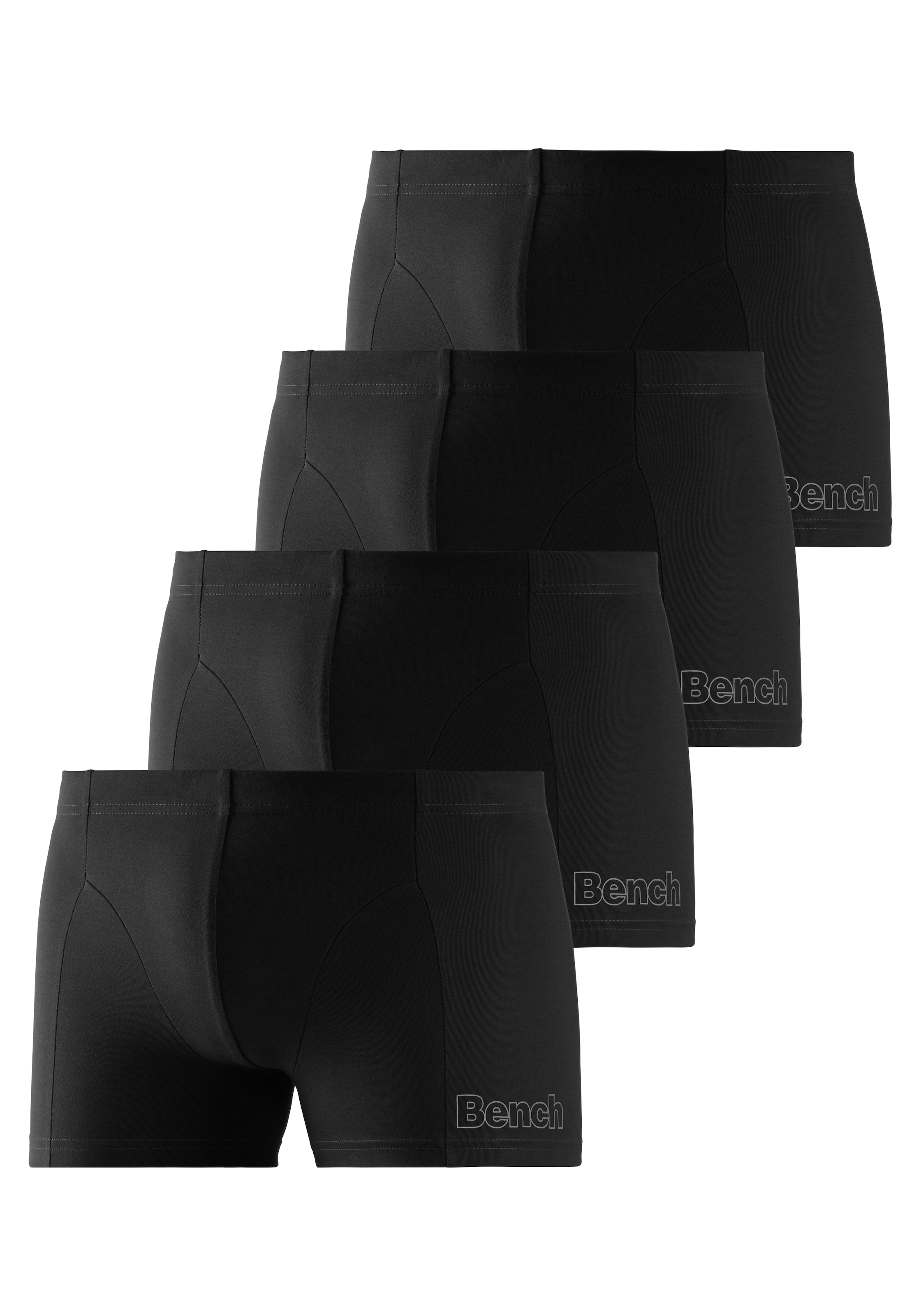 Bench. Boxer »Boxershorts für Herren«, (Dose, 4 St.), Unterhosen in der Dose mit kleinem Logodruck auf dem Bein