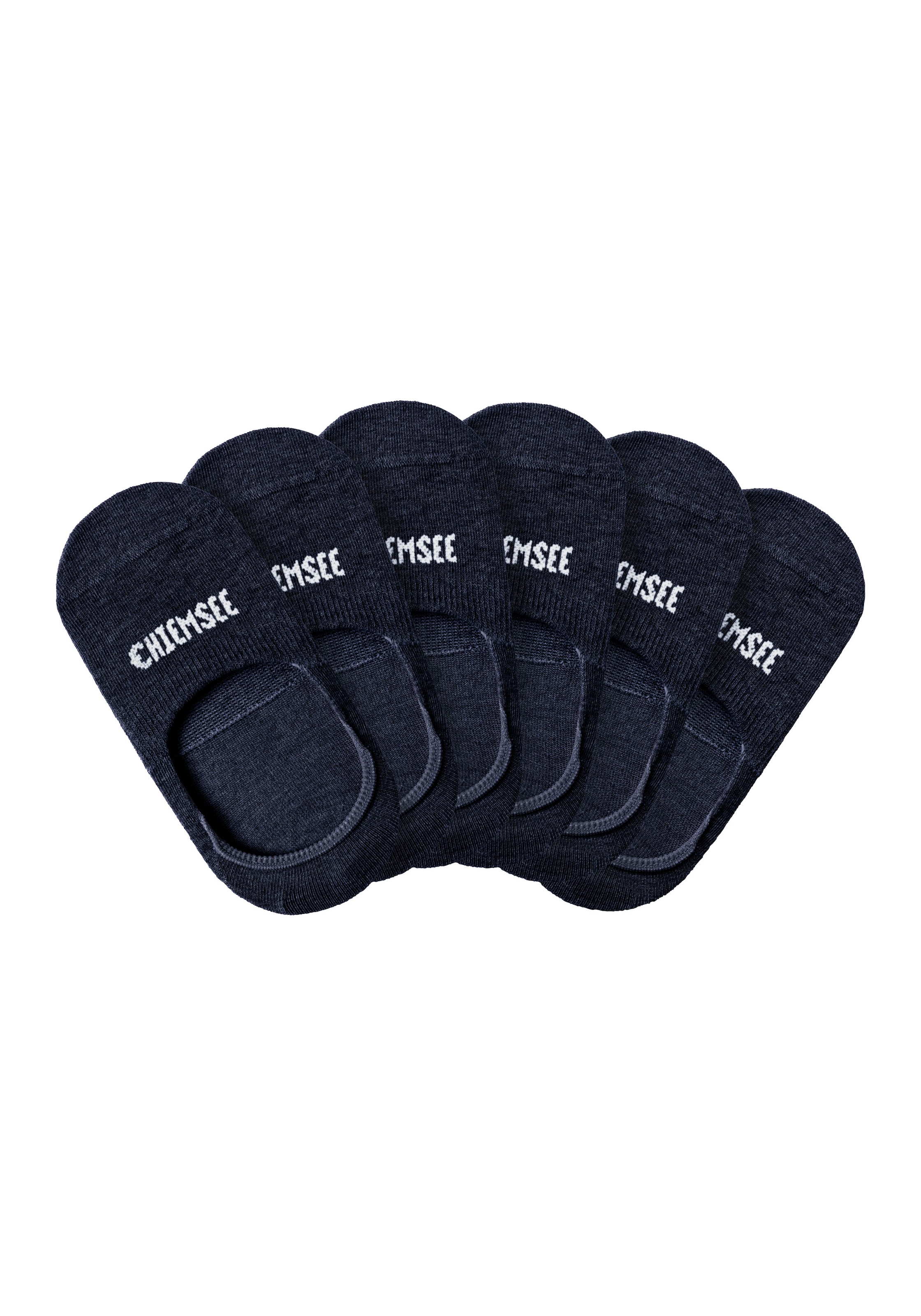 Chiemsee Füßlinge, (Packung, 6 Paar), mit eingestricktem Markennamen