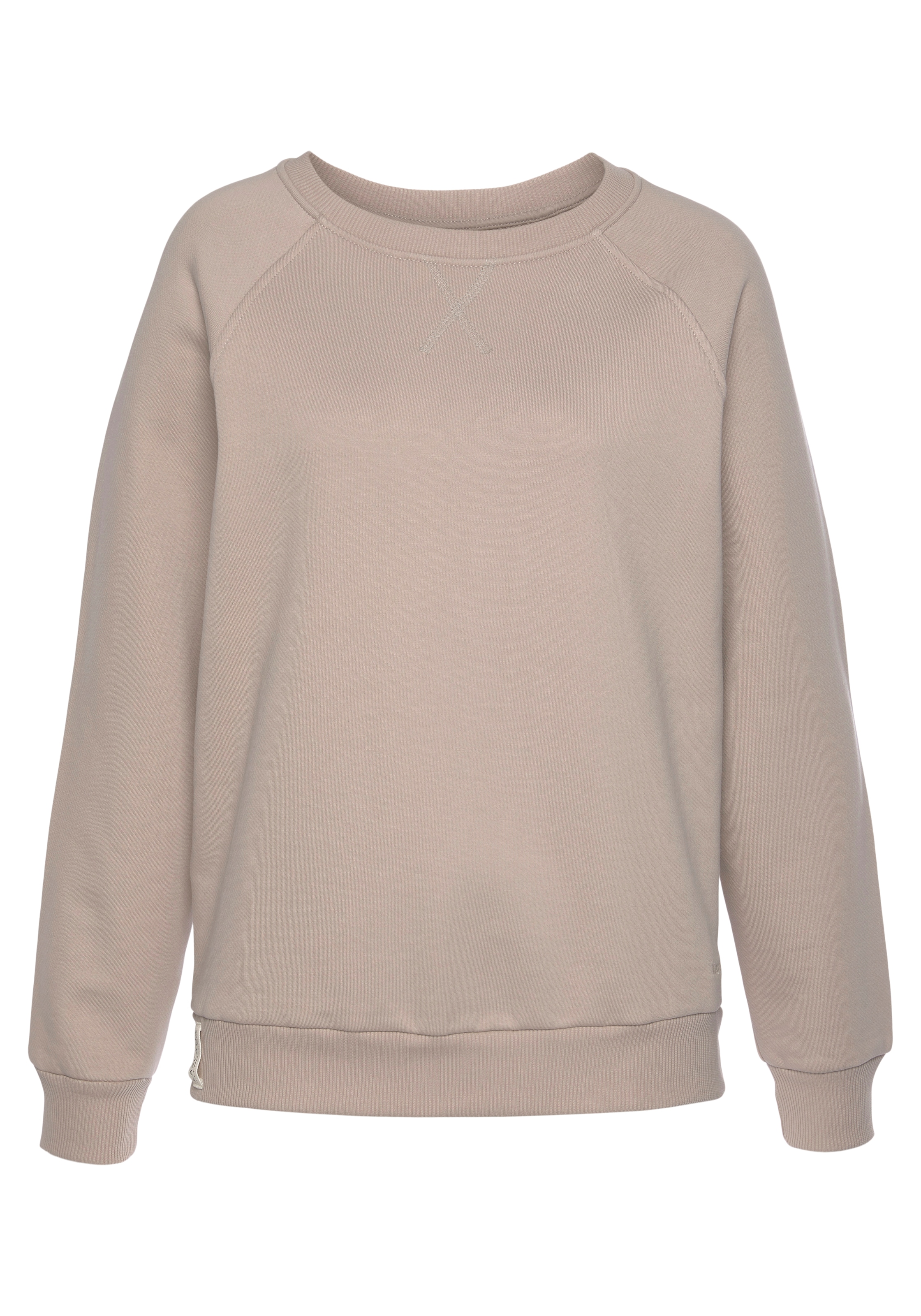 LASCANA Sweatshirt, aus organischer Baumwolle, Loungewear