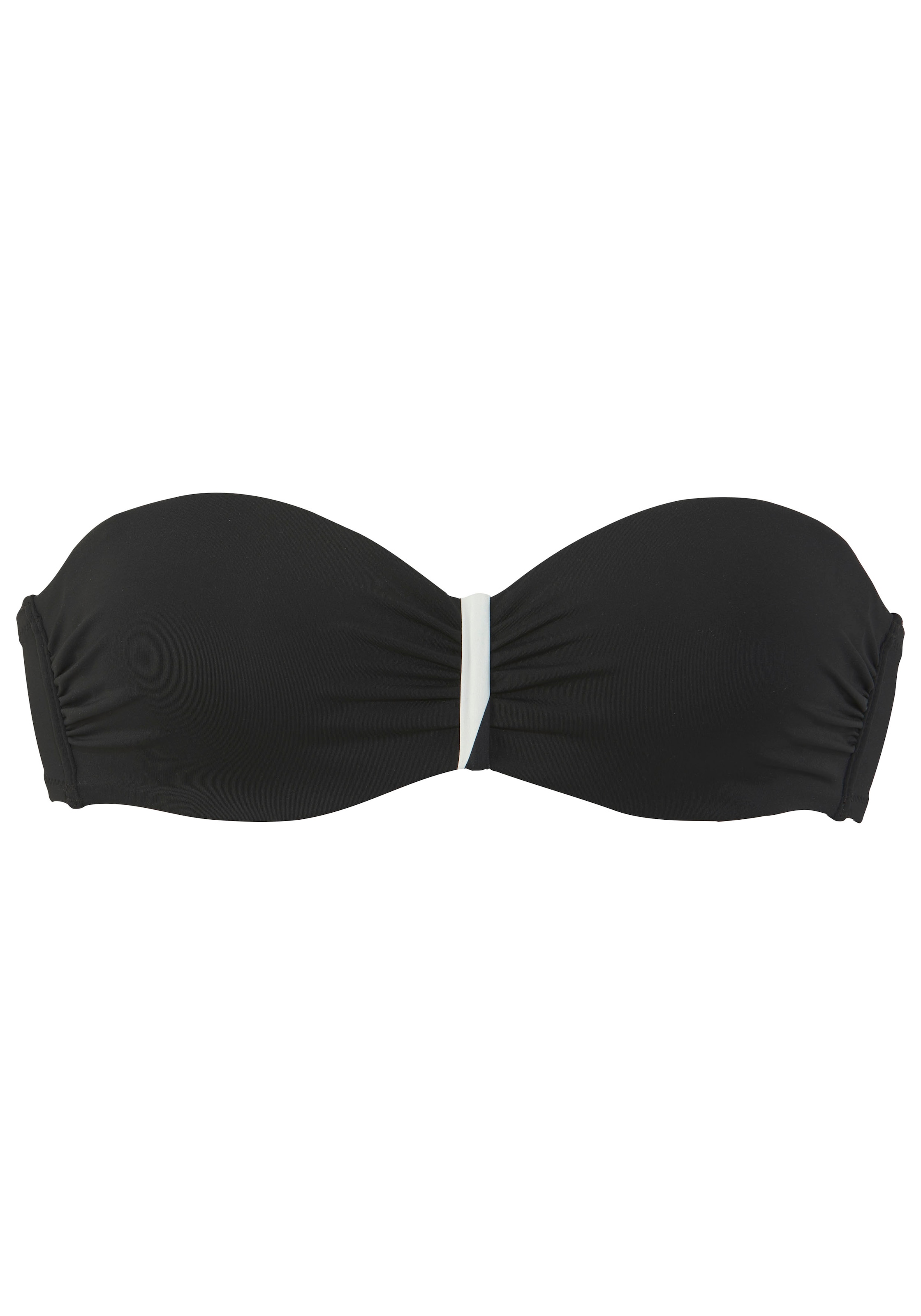French Connection Bügel-Bandeau-Bikini »Claire«, Mit kontrast Details