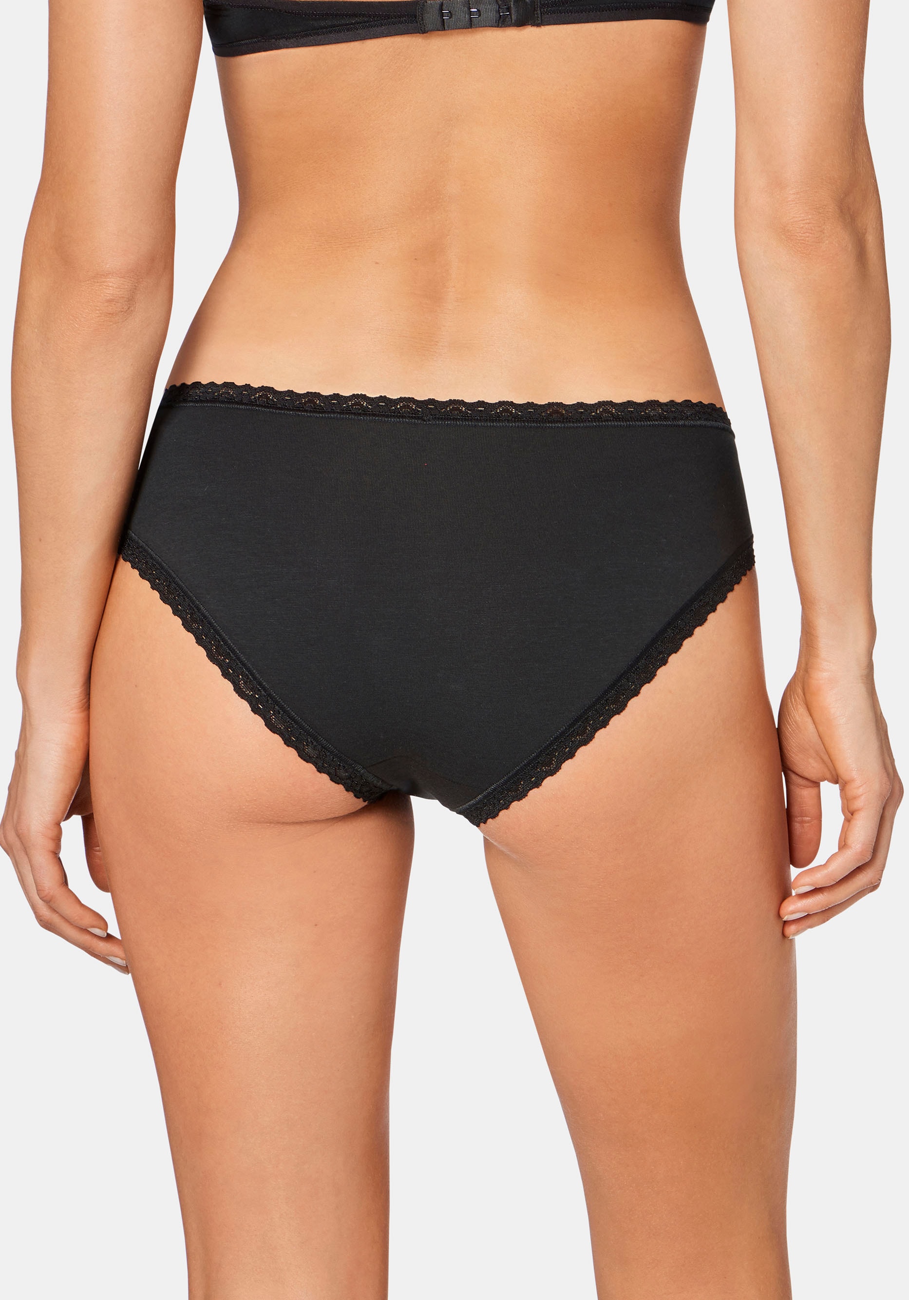 sloggi Slip »24/7 Weekend Hipster C3P«, (3er Pack), mit flachen Spitzen-Kanten