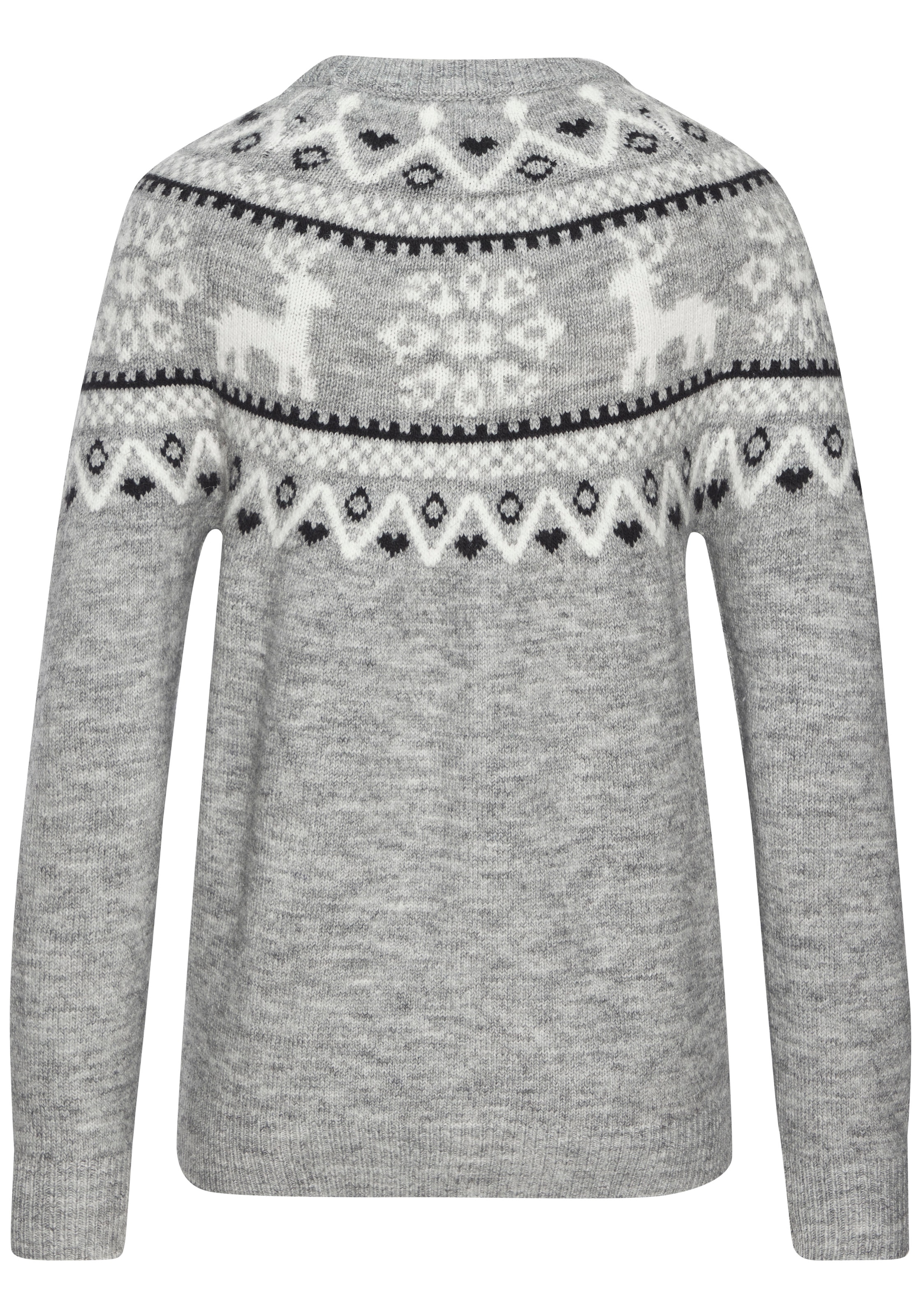 LASCANA Norwegerpullover aus weichem Strick, Weihnachtspullover, Strickpullover mit Wintermotiv