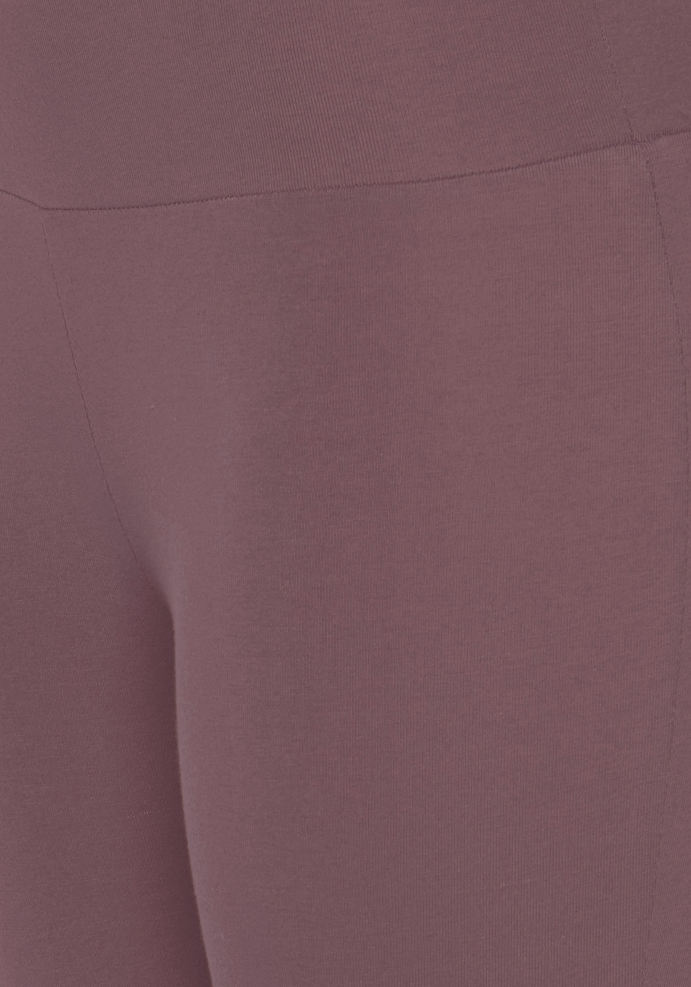 LASCANA Leggings, mit breitem Bündchen, Loungewear