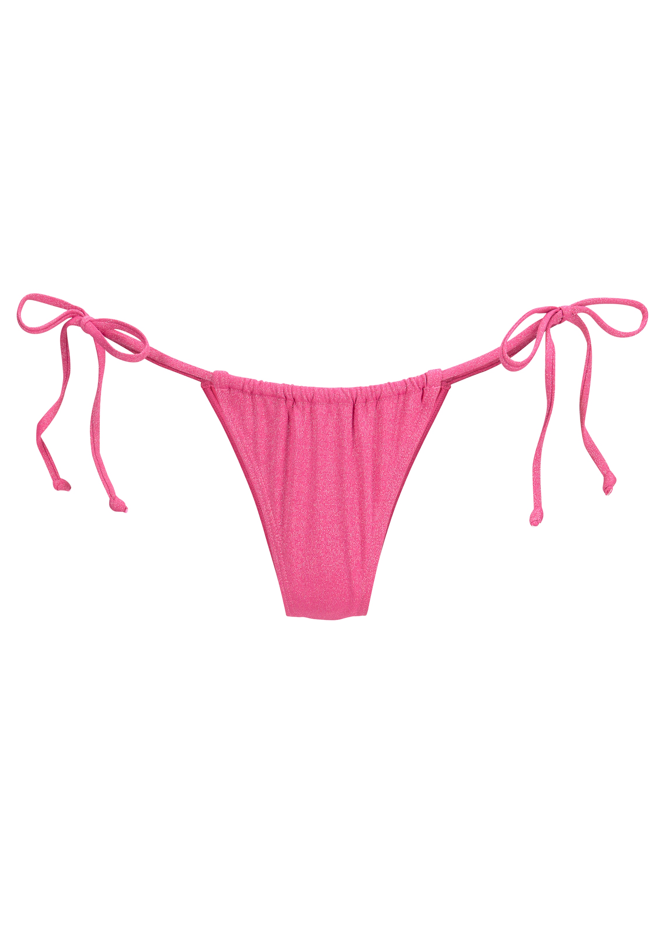 LASCANA Bikini-Hose »Glitter«, in knapper Form, regulierbar