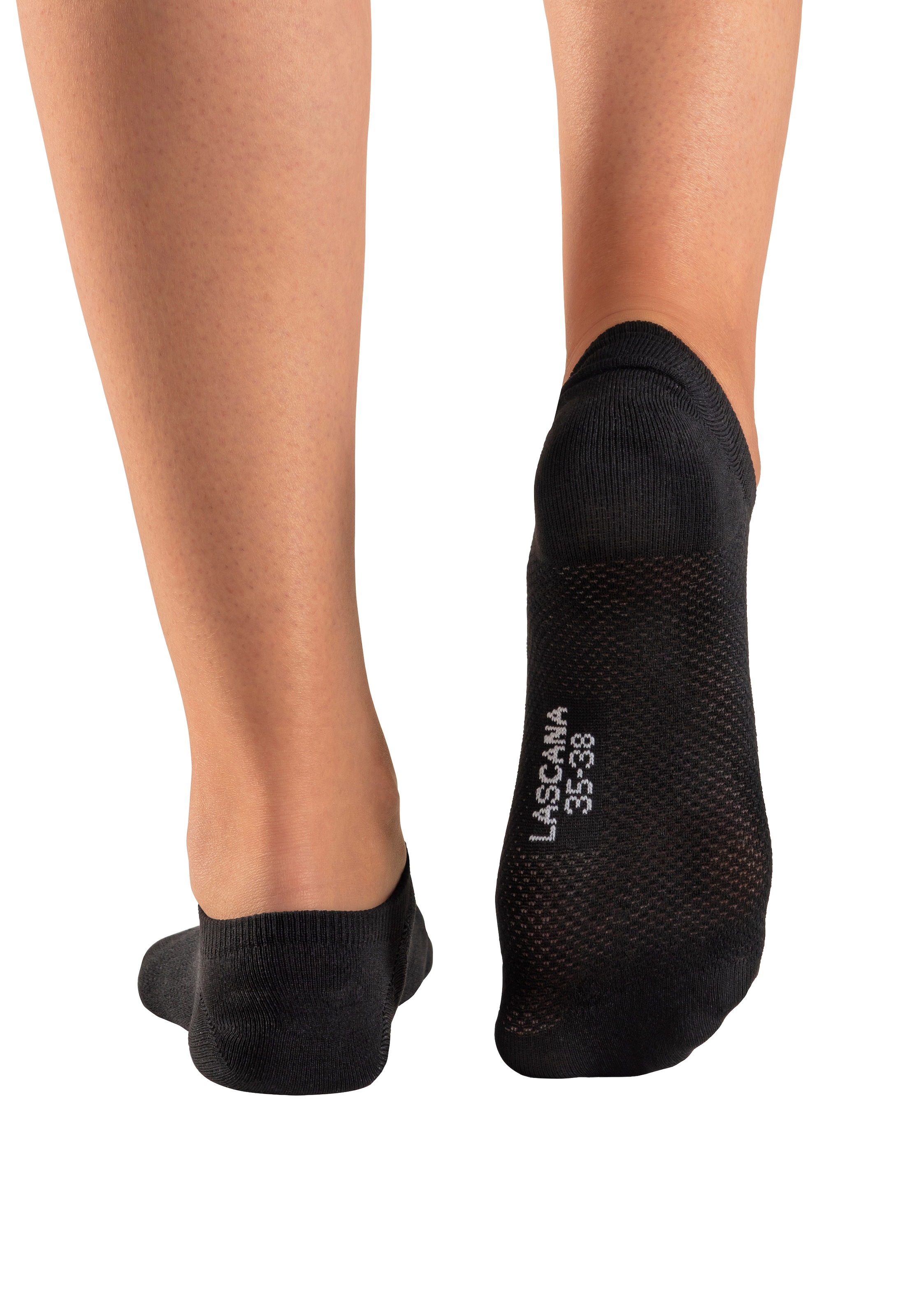 LASCANA ACTIVE Sneakersocken, (Packung, 7 Paar), mit Pikeestruktur