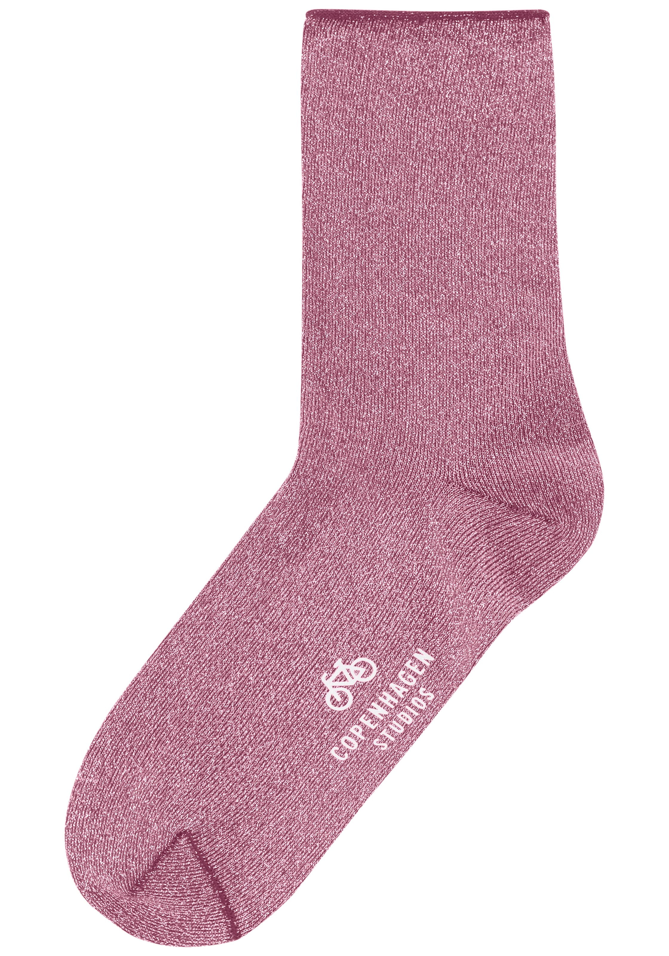 Copenhagen Studios Socken Packung, 2 Paar tlg. mit glitzernden Metallfäden