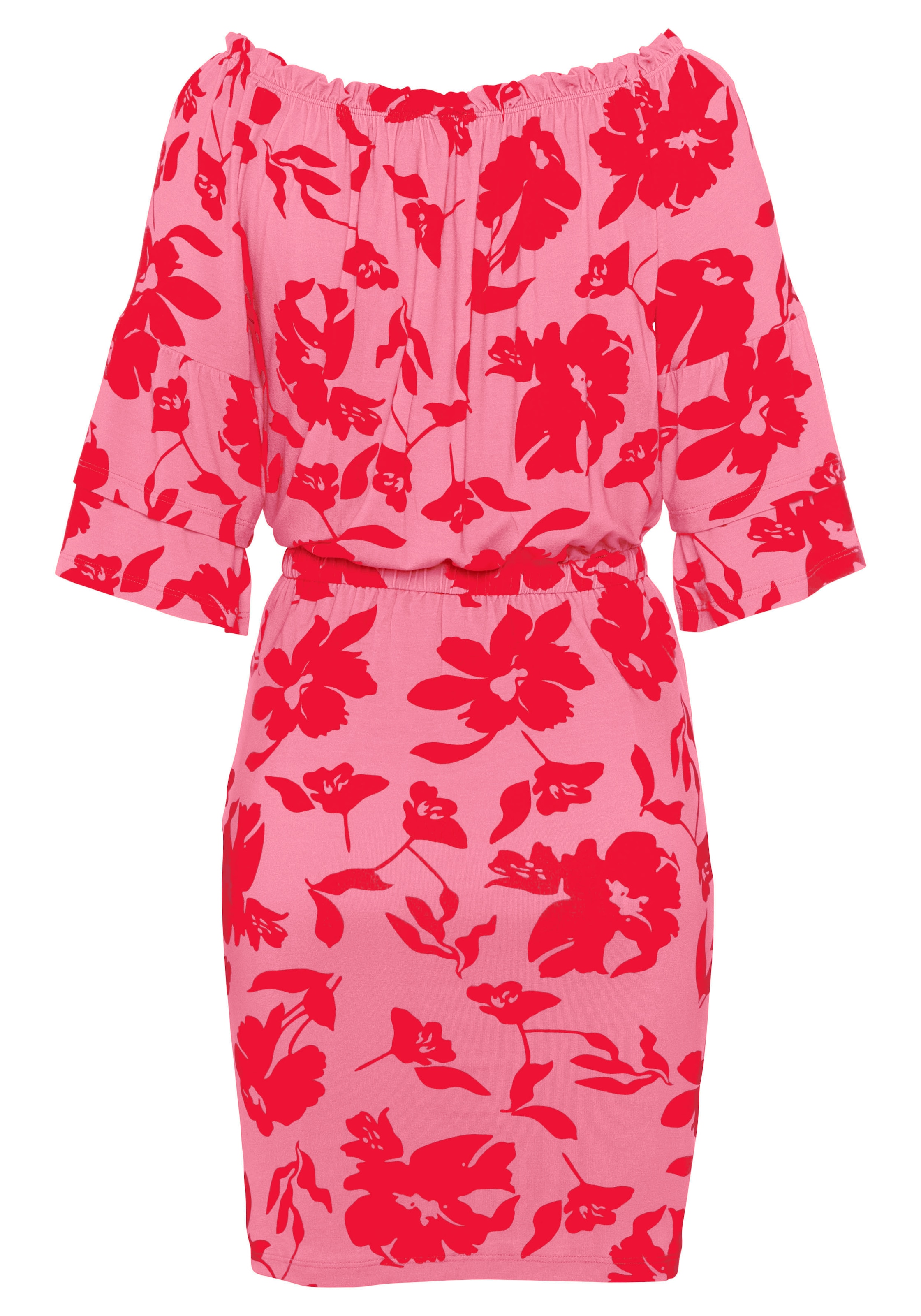 LASCANA Minikleid, mit Off-Shoulder Passform