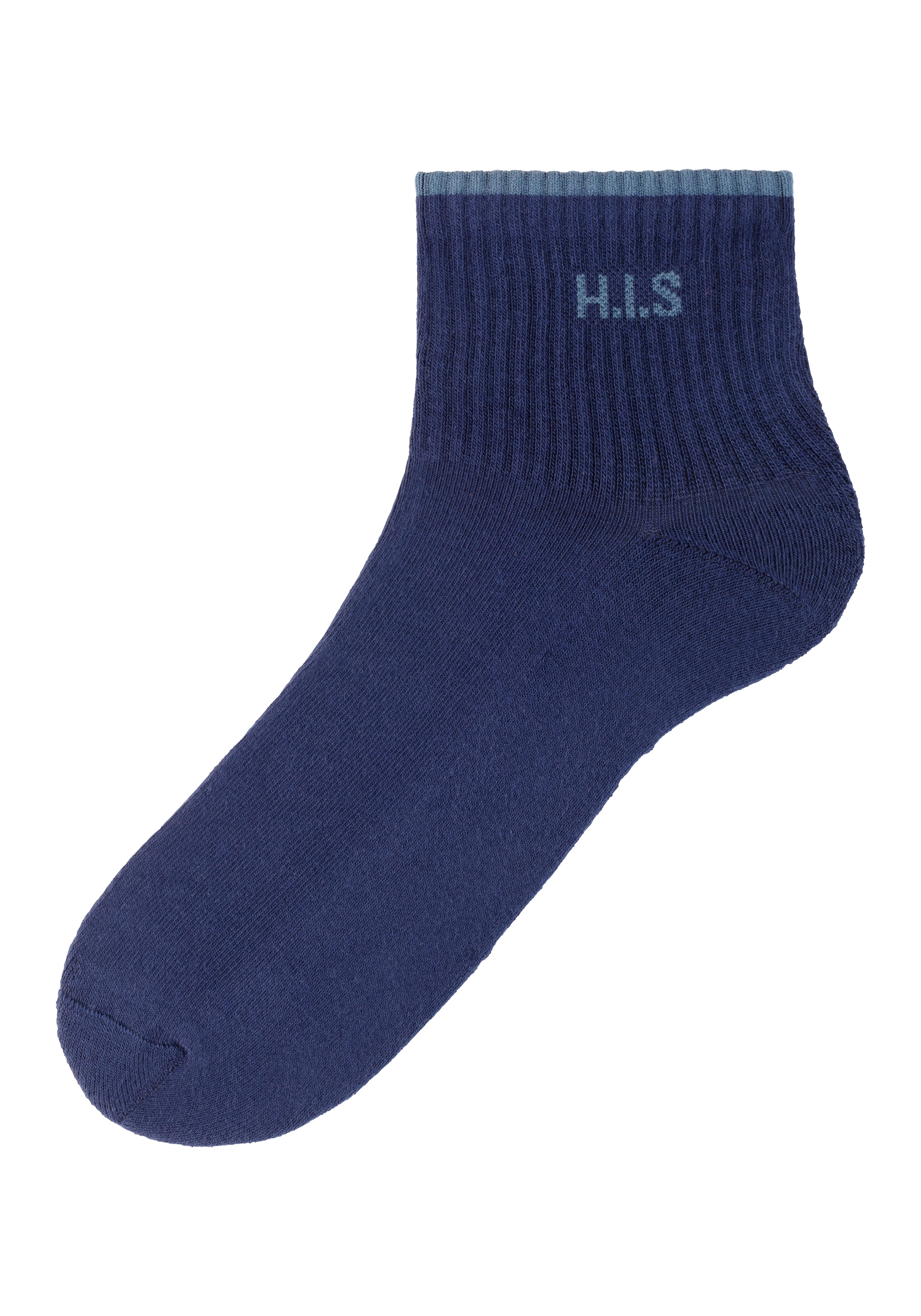 H.I.S Sportsocken Packung, 6 Paar tlg. Kurzsocken mit Frottee & verstärkten Belastungszonen