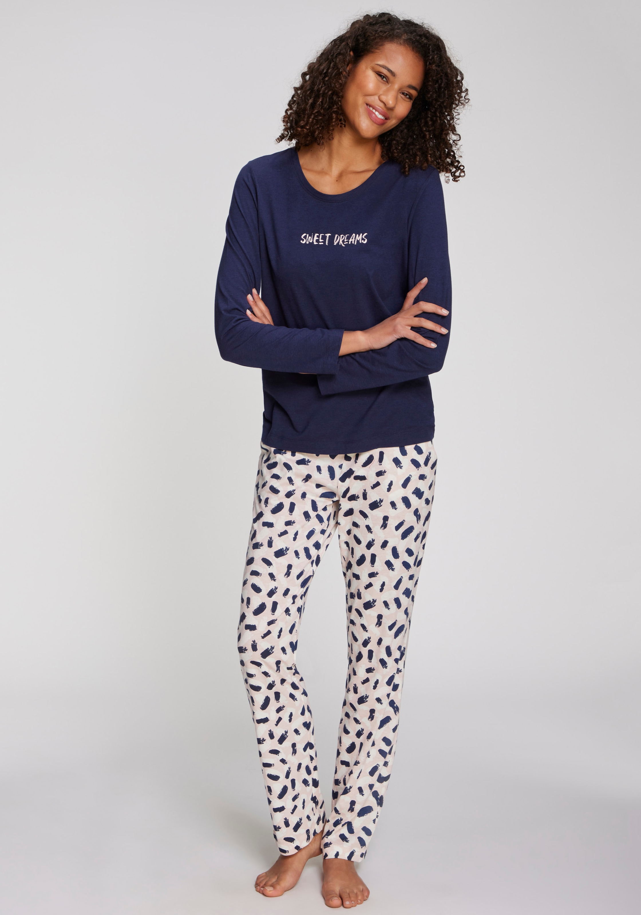 s.Oliver Longsleeve Mit kleinem Frontprint