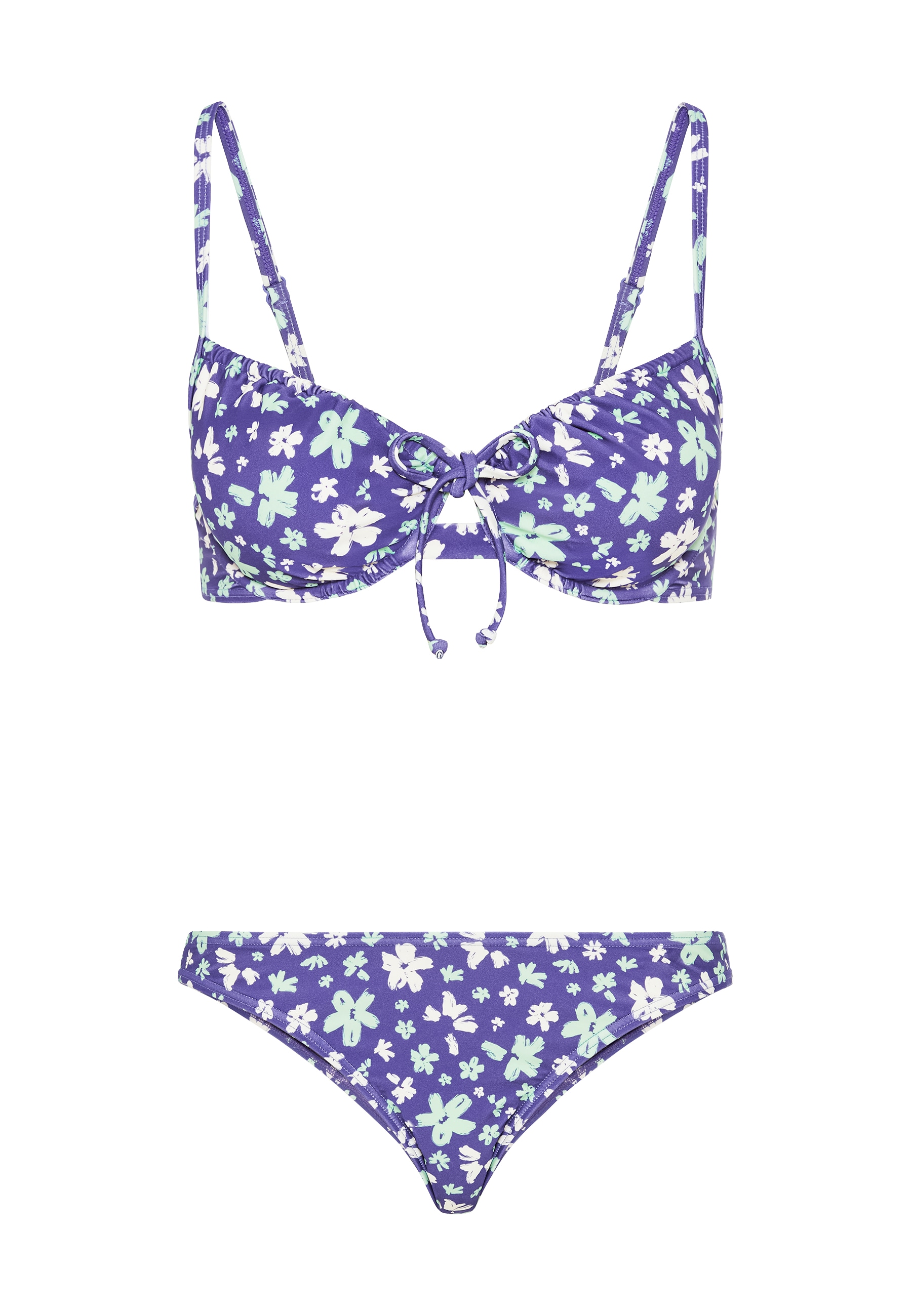 LSCN by LASCANA Bügel-Bikini »Cecily«, (Set), mit sommerlichem Blumendruck