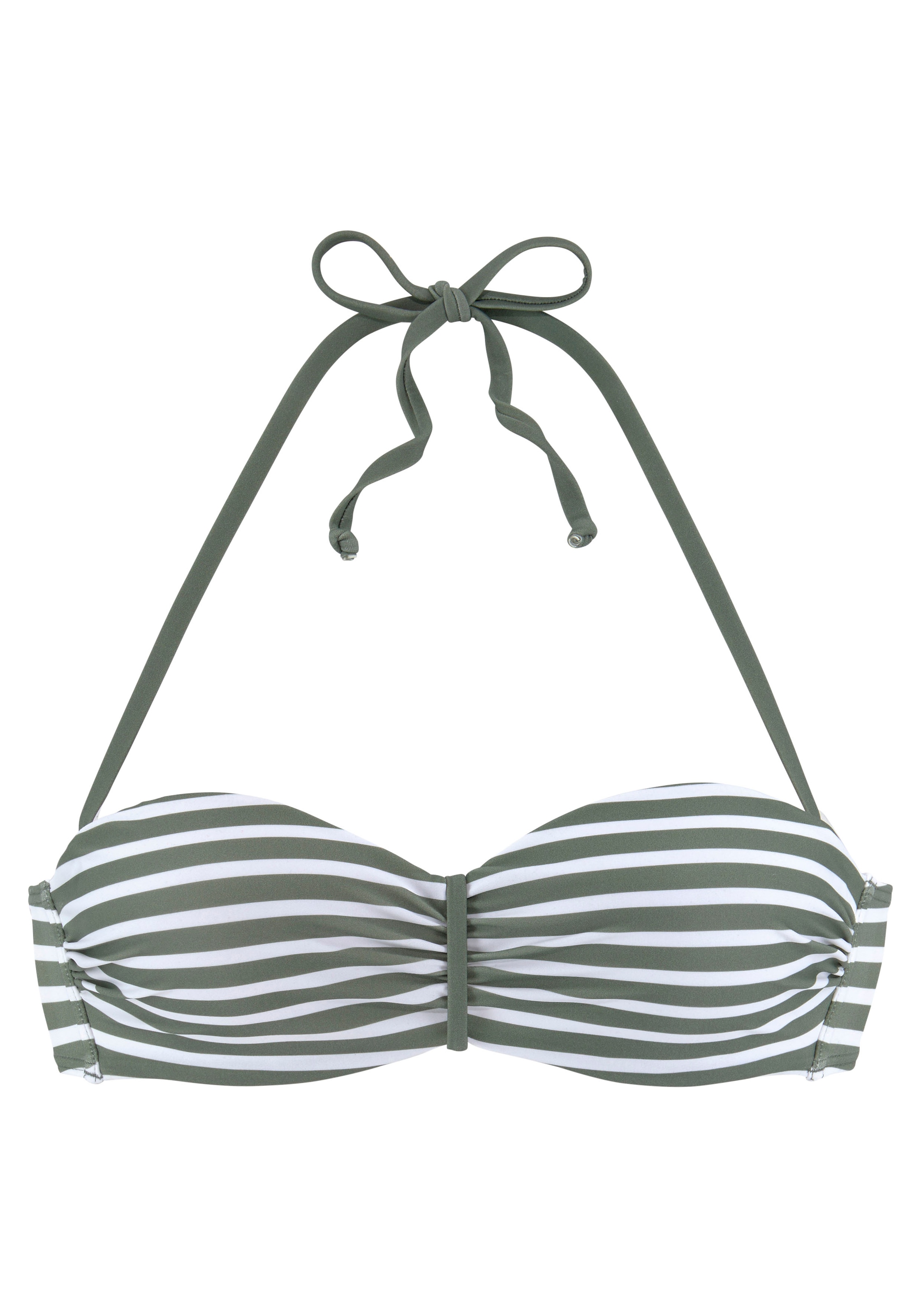 Venice Beach Bandeau-Bikini-Top »Summer« mit geraffter Mitte