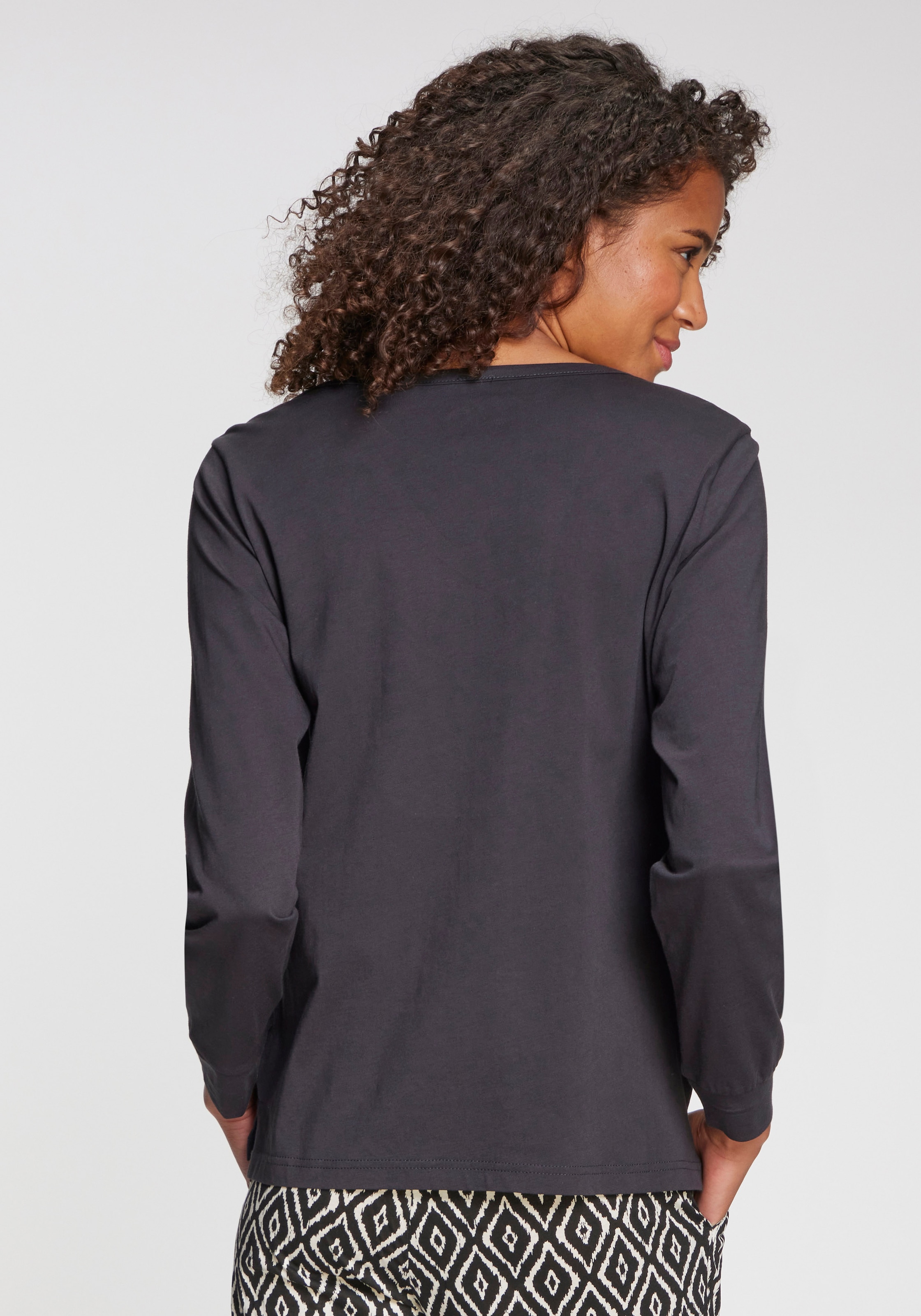 Vivance Dreams Longsleeve, mit kleinem Herzprint