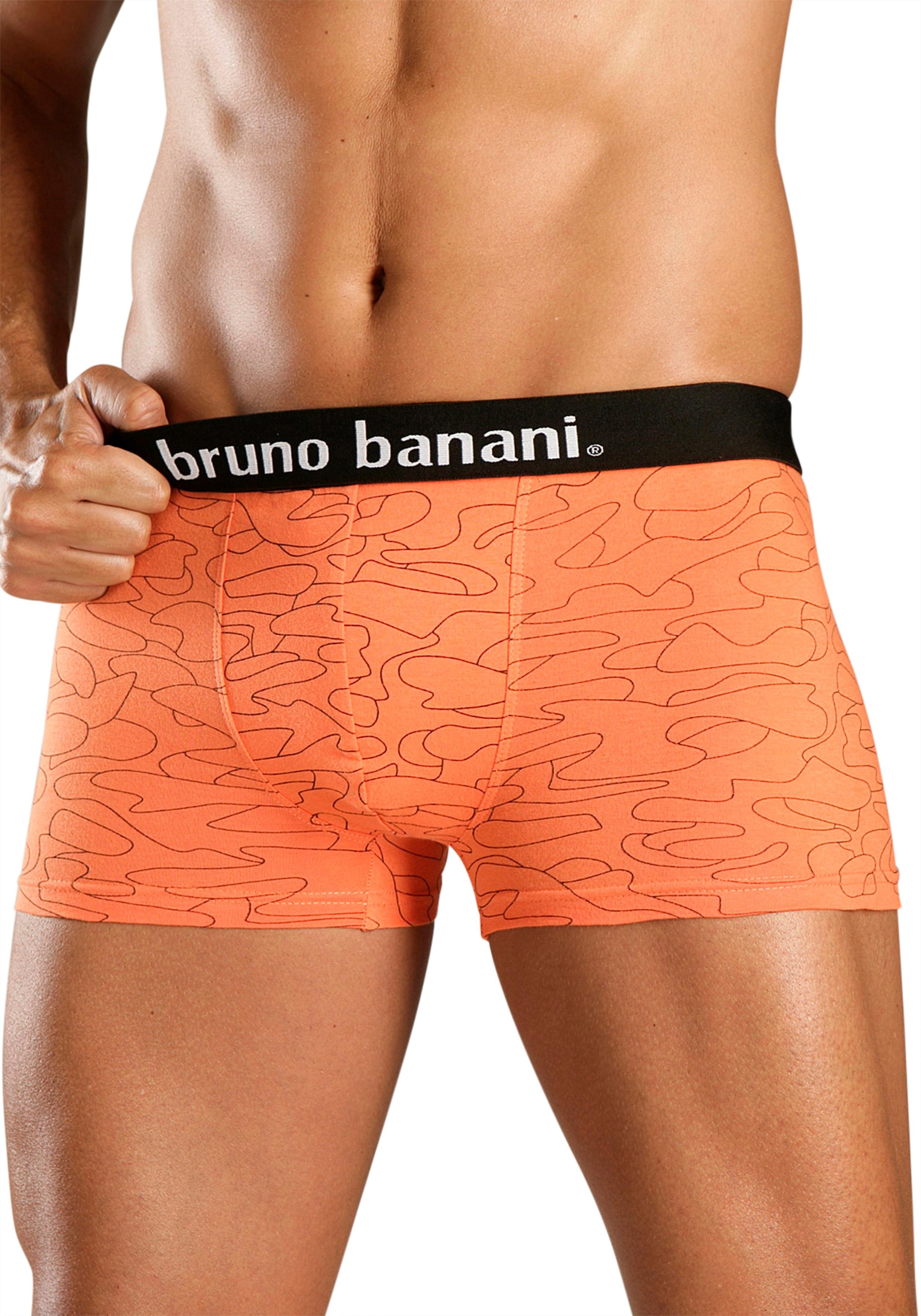 Bruno Banani Boxer »Boxershorts für Herren«, (Packung, 4 St.), mit Kontrast-Webbund