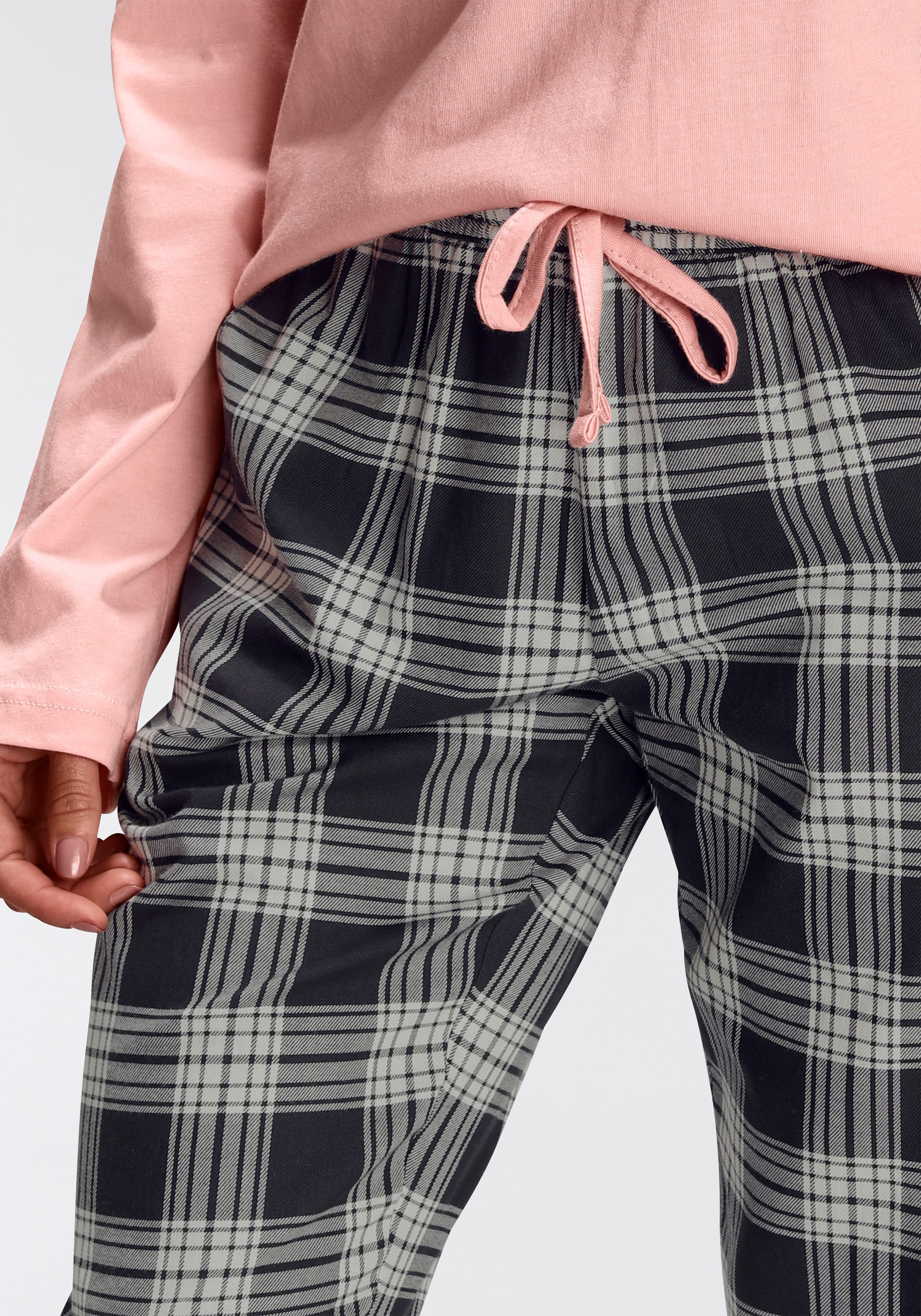 H.I.S Pyjama, (2 tlg.), mit karierter Schlafhose