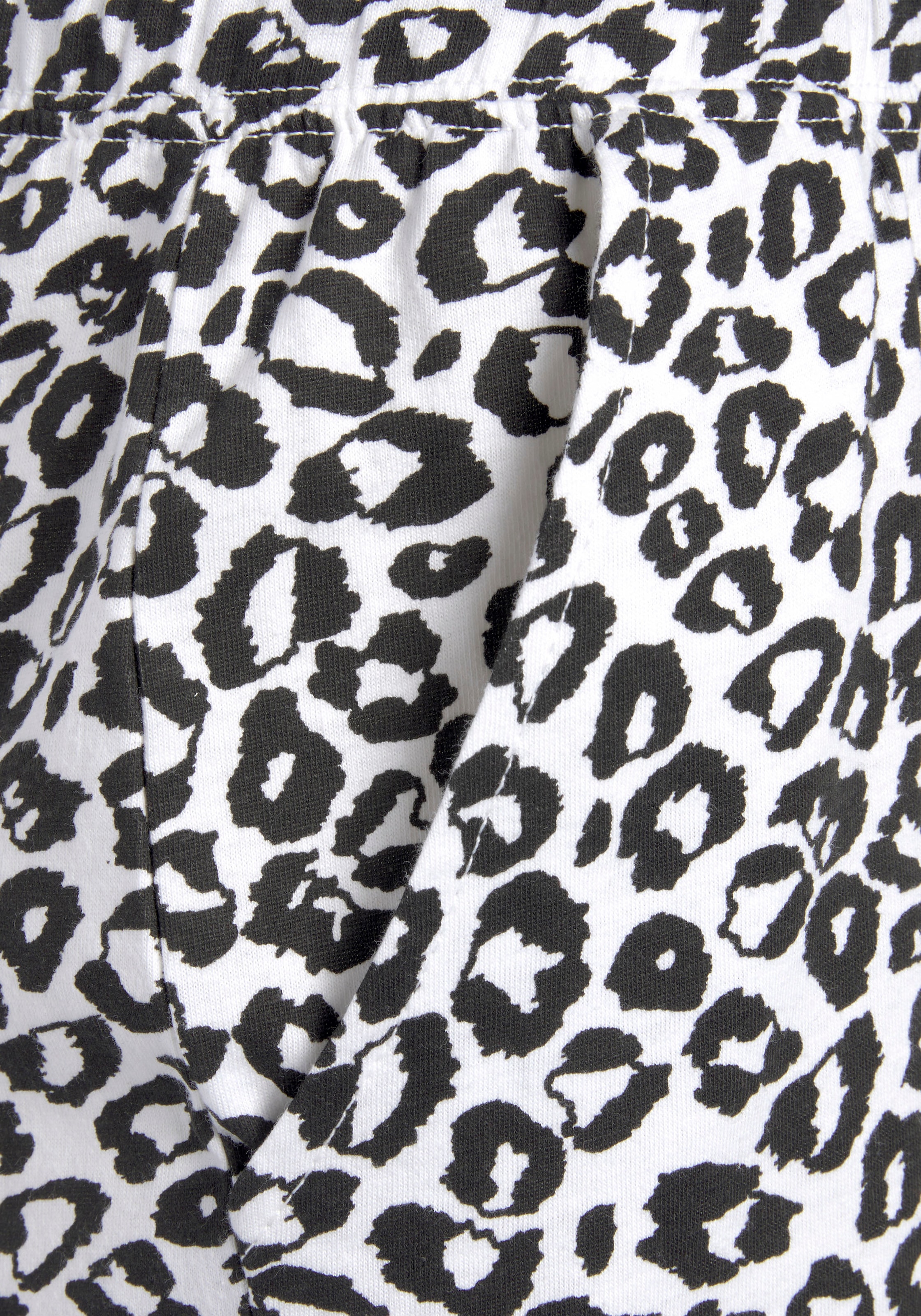 Vivance Dreams Pyjamahose, mit Schwarz-Weiß-Druck