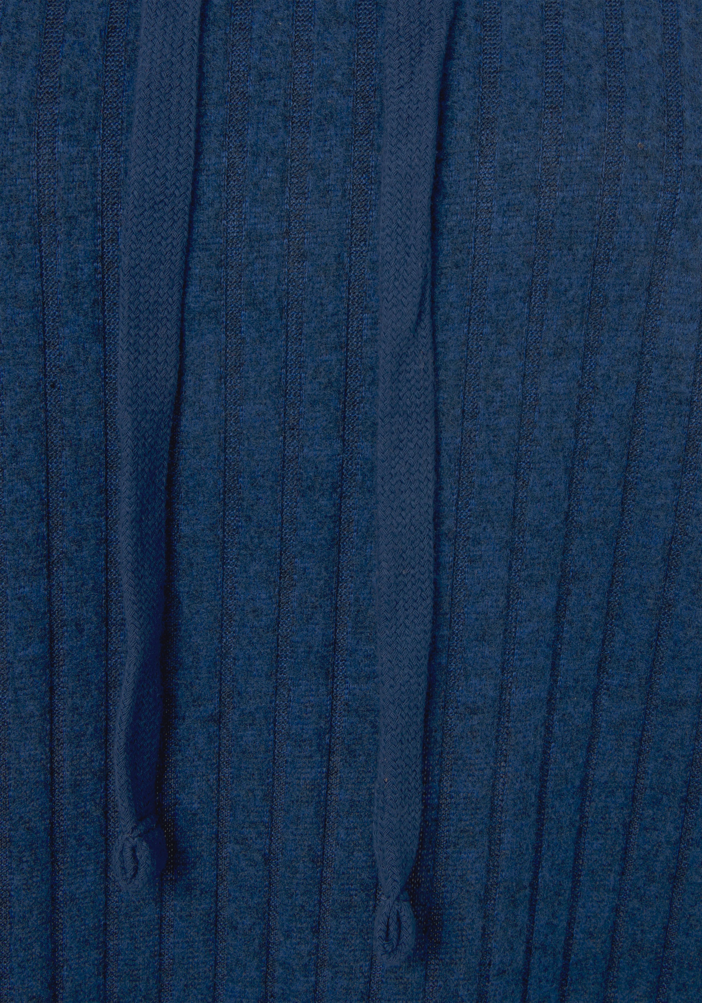 LASCANA Hoodie Strickpullover mit Kapuze und in melierter Optik, Loungewear