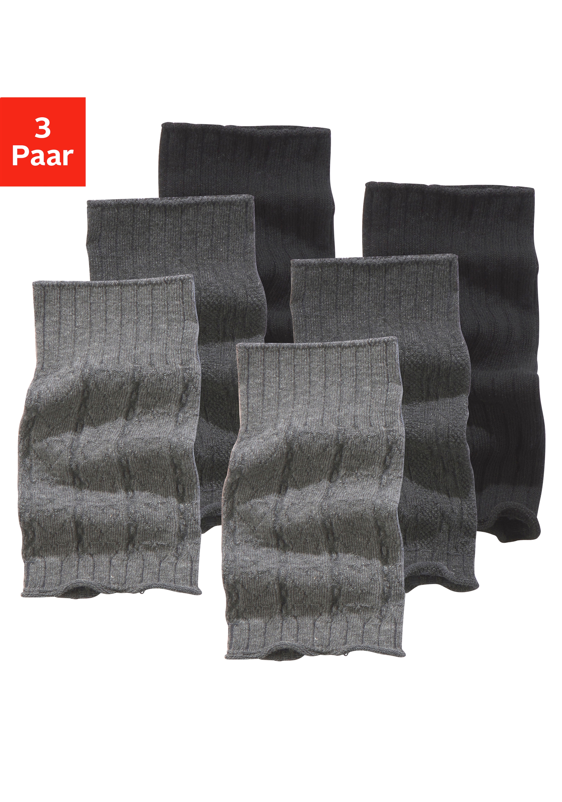 Lavana Stulpensocken, (Packung, 3 Paar), für Stiefel und Boots