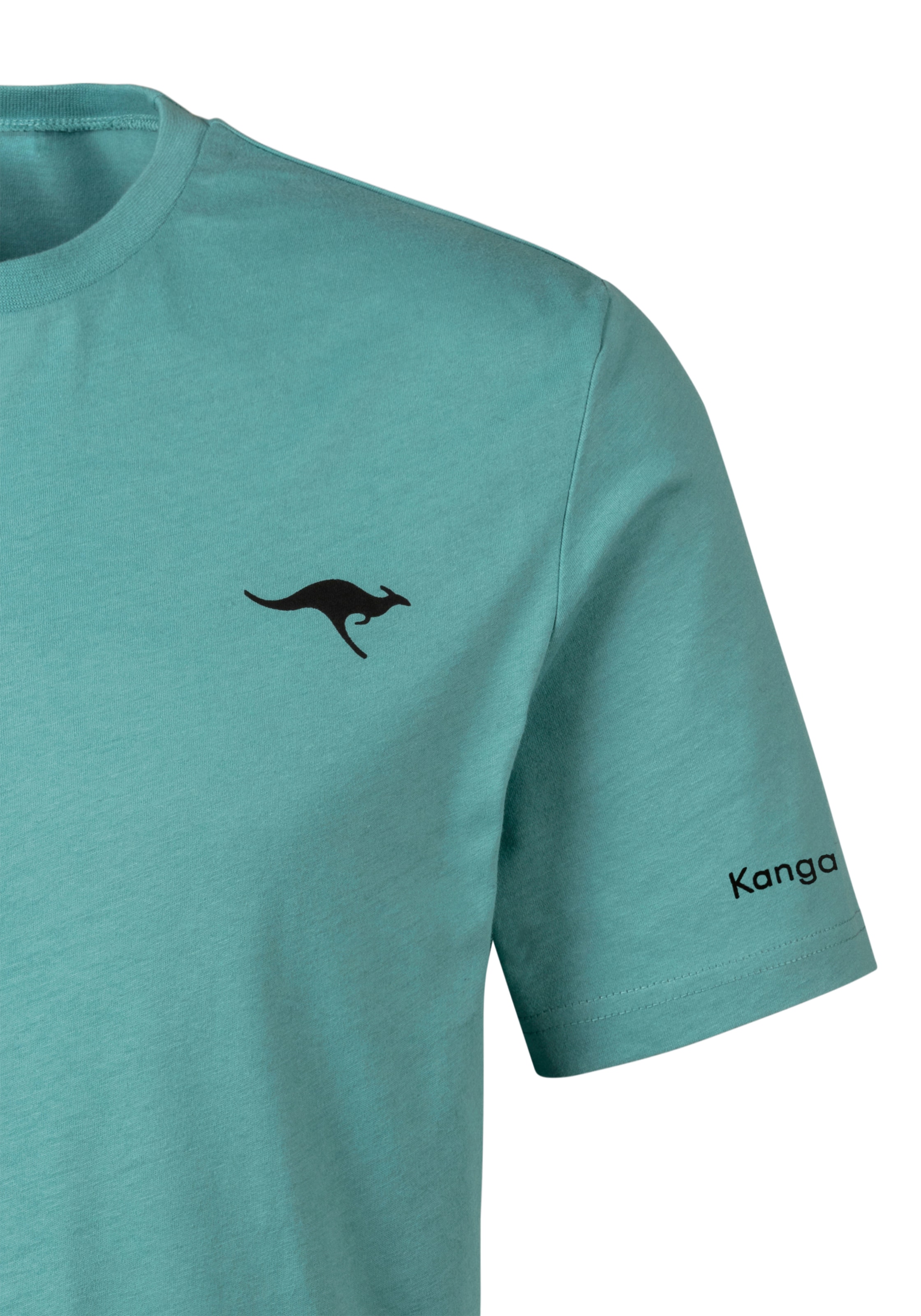 KangaROOS T-Shirt, (2er-Pack), mit KangaROOS Print auf der Brust
