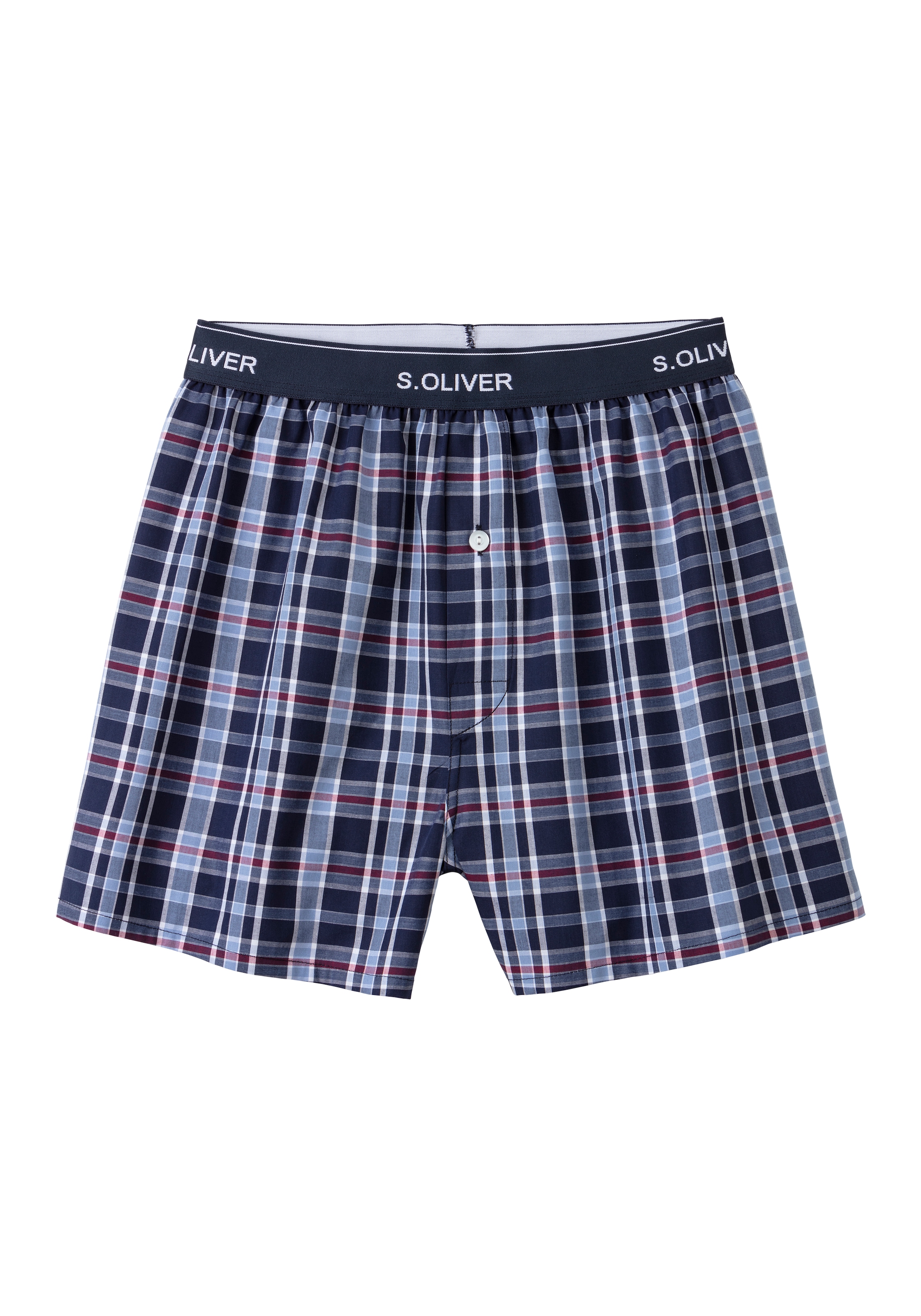 s.Oliver Webboxer, (Packung, 2 St.), mit Logo Webbund