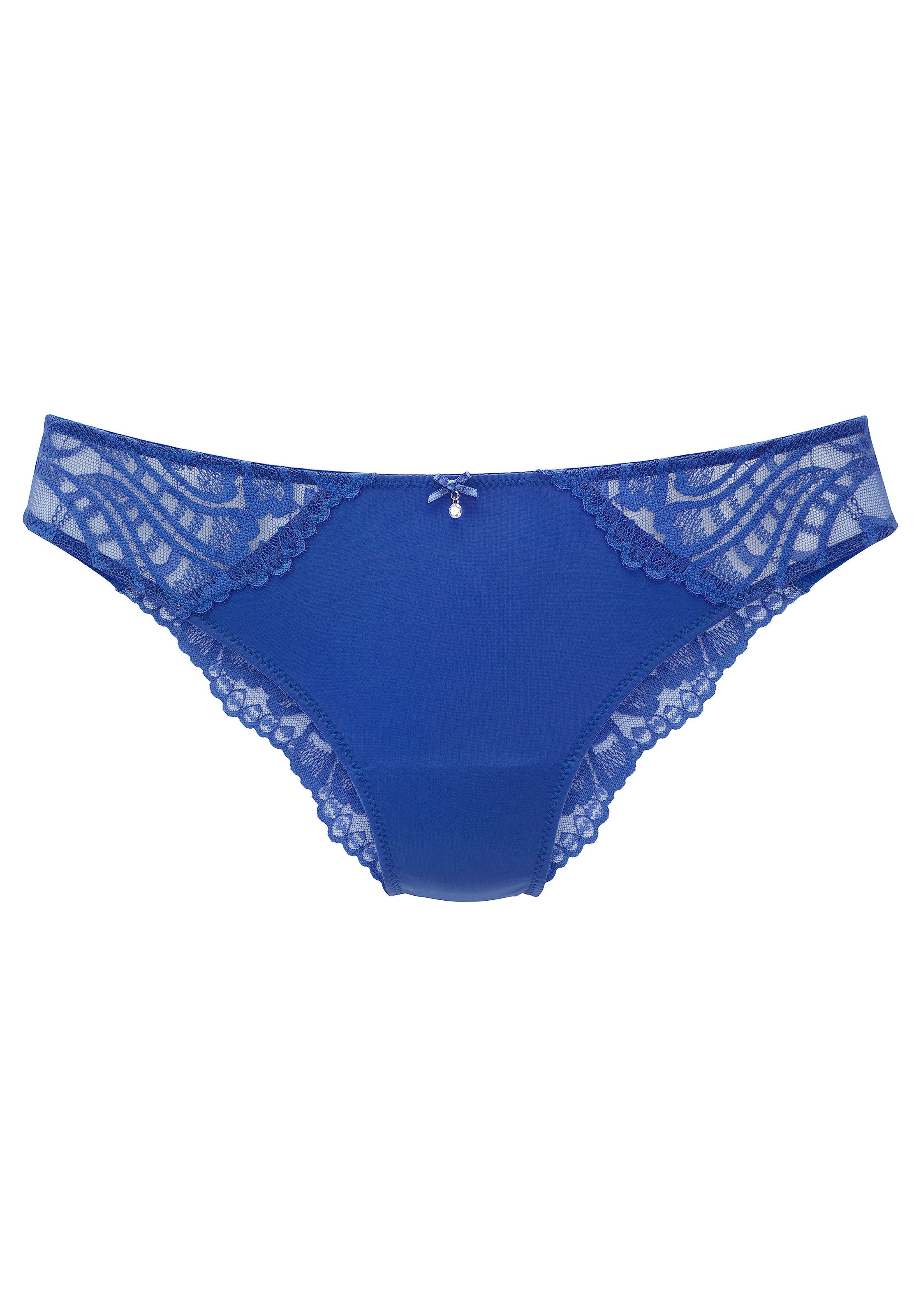 LASCANA Tanga »Flora« hinten aus leicht transparenter Spitze
