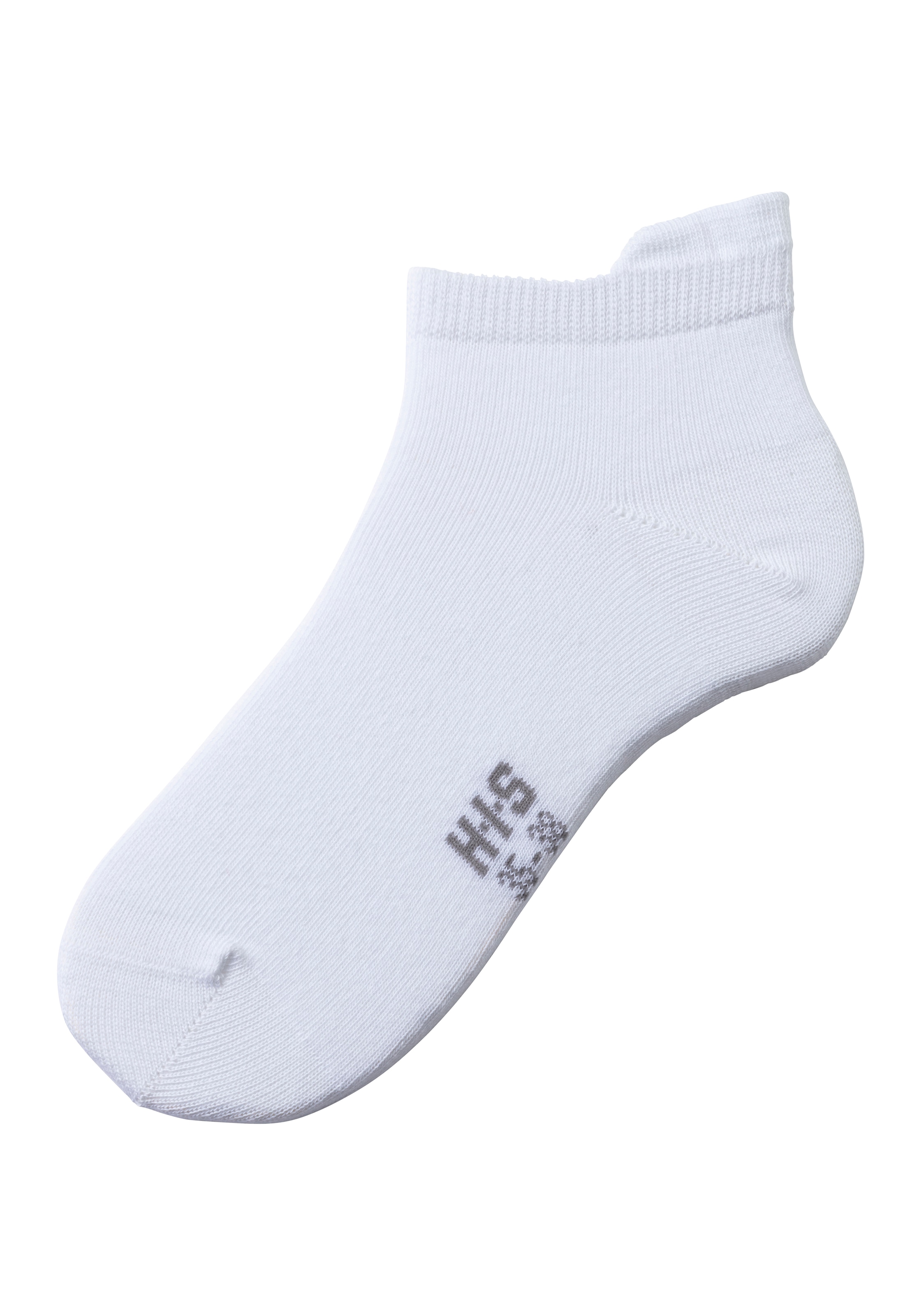 H.I.S Sneakersocken Packung, 8 Stk. tlg. mit verlängertem Bündchen hinten