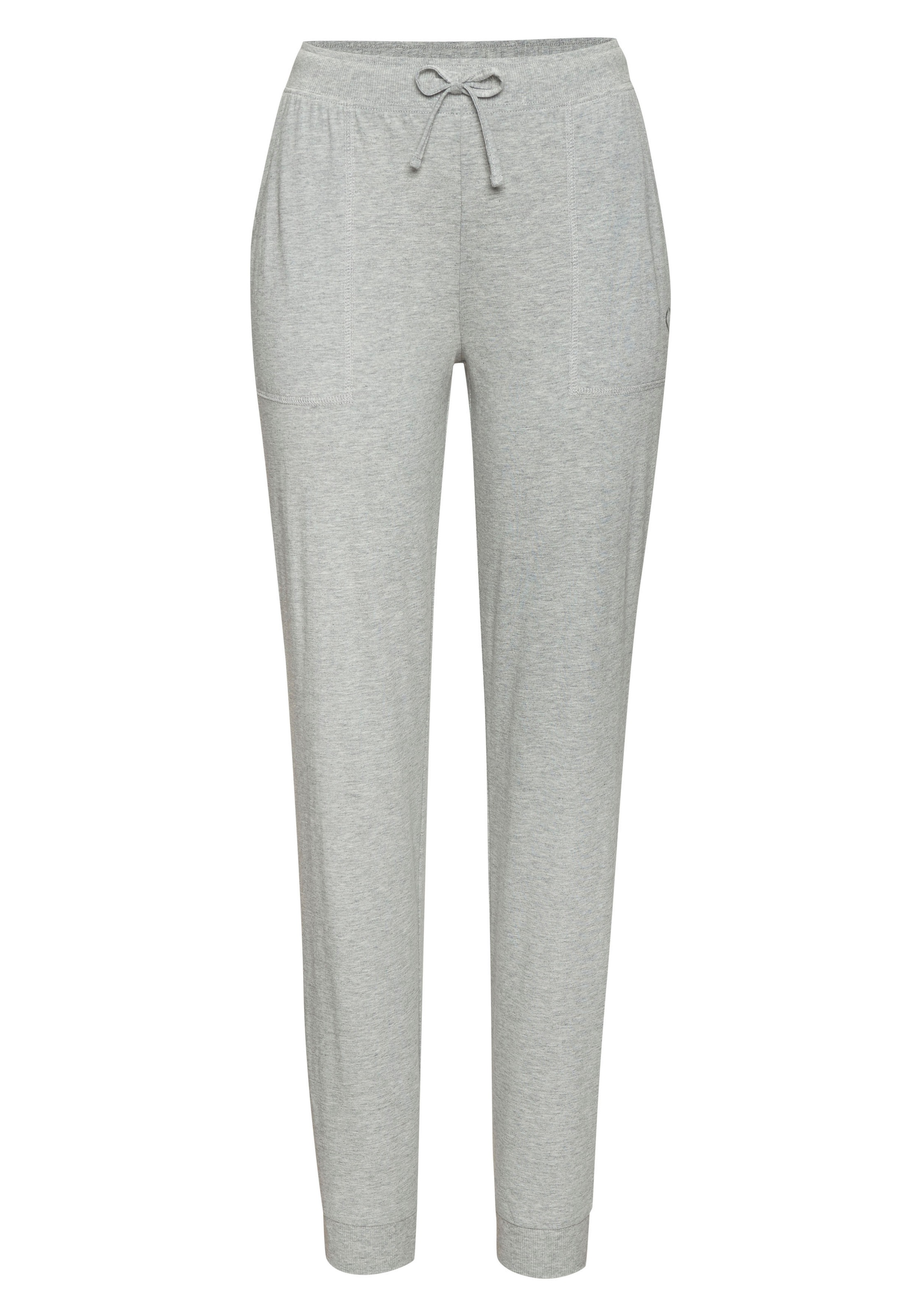 Vivance Dreams Pyjama, (2 tlg.), mit schönem Melangeeffekt