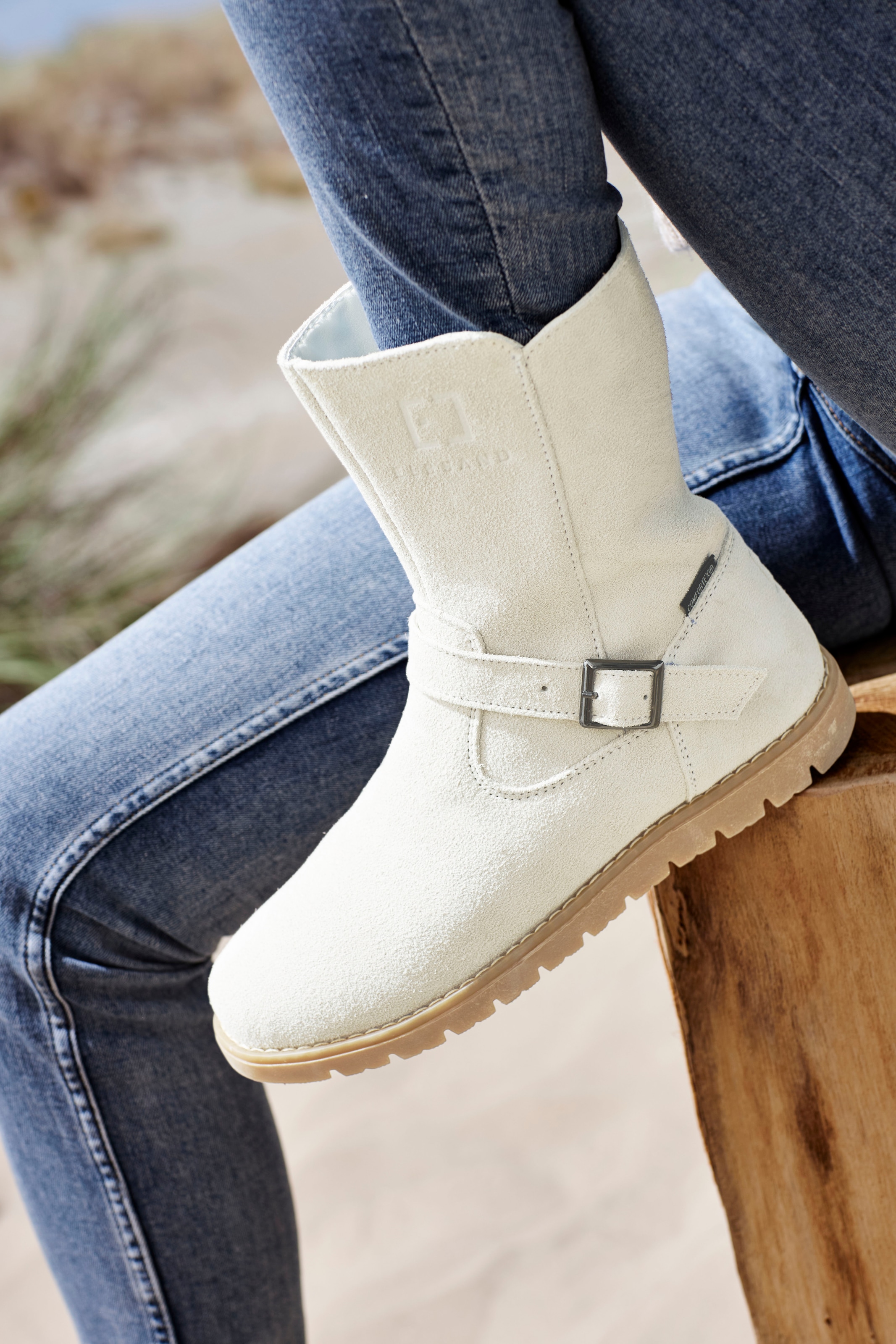 Elbsand Winterstiefel, Boots,Winterstiefelette,Leder, wind- & wasserabweisende Tex-Membran
