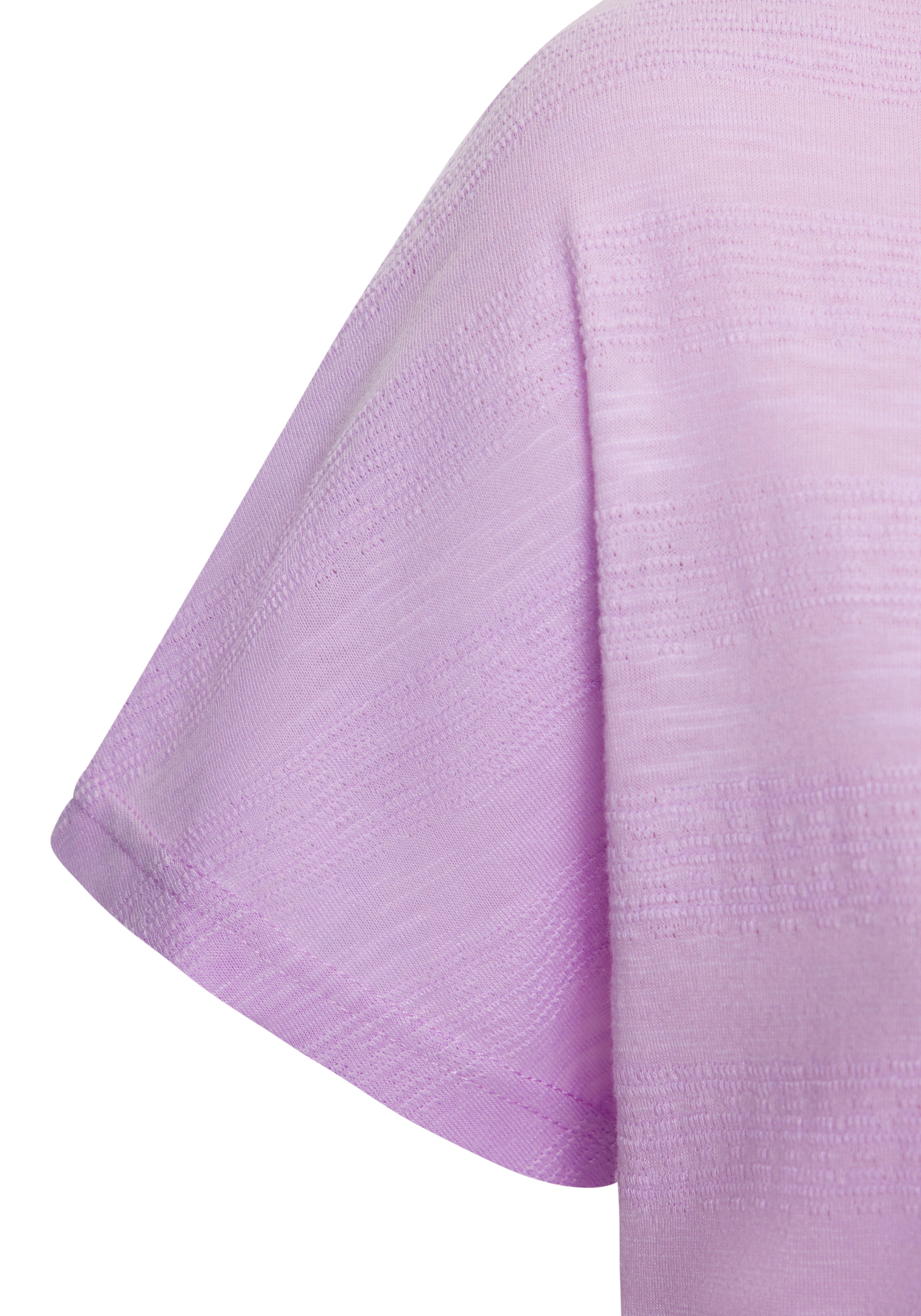 Vivance T-Shirt »mit modischer Strukturoptik«, (2er-Pack), aus pflegeleichter Qualität mit Baumwolle