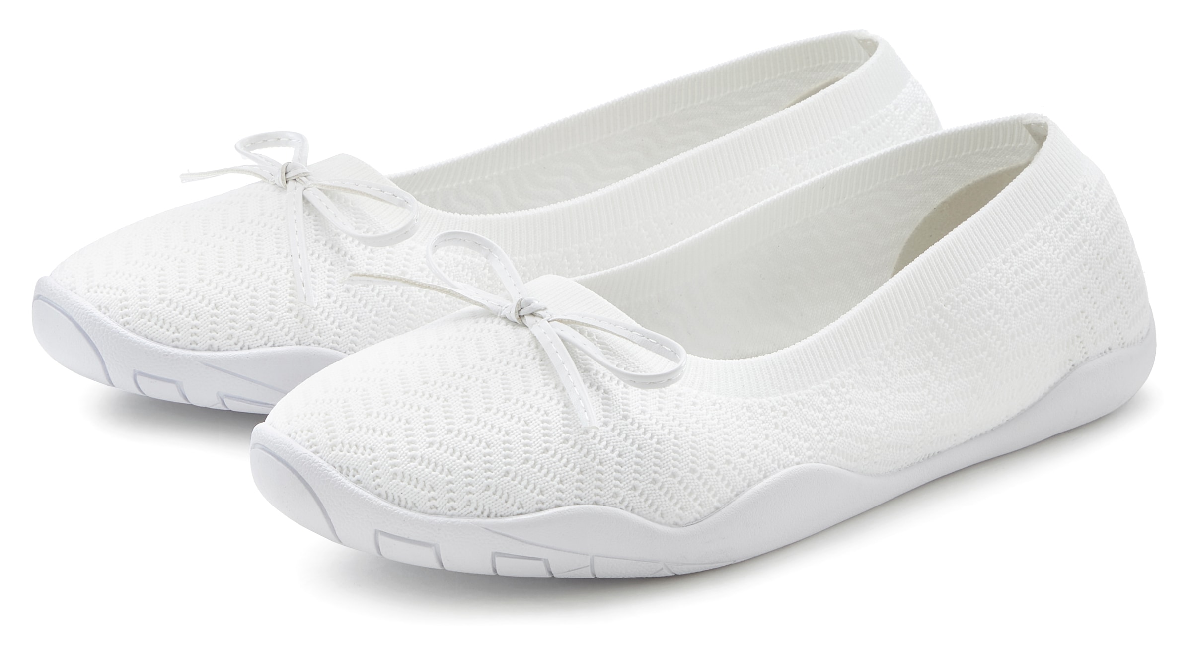 LASCANA Sneaker Ballerinas, Slipper, Halbschuh, ultraleicht zum Reinschlüpfen VEGAN