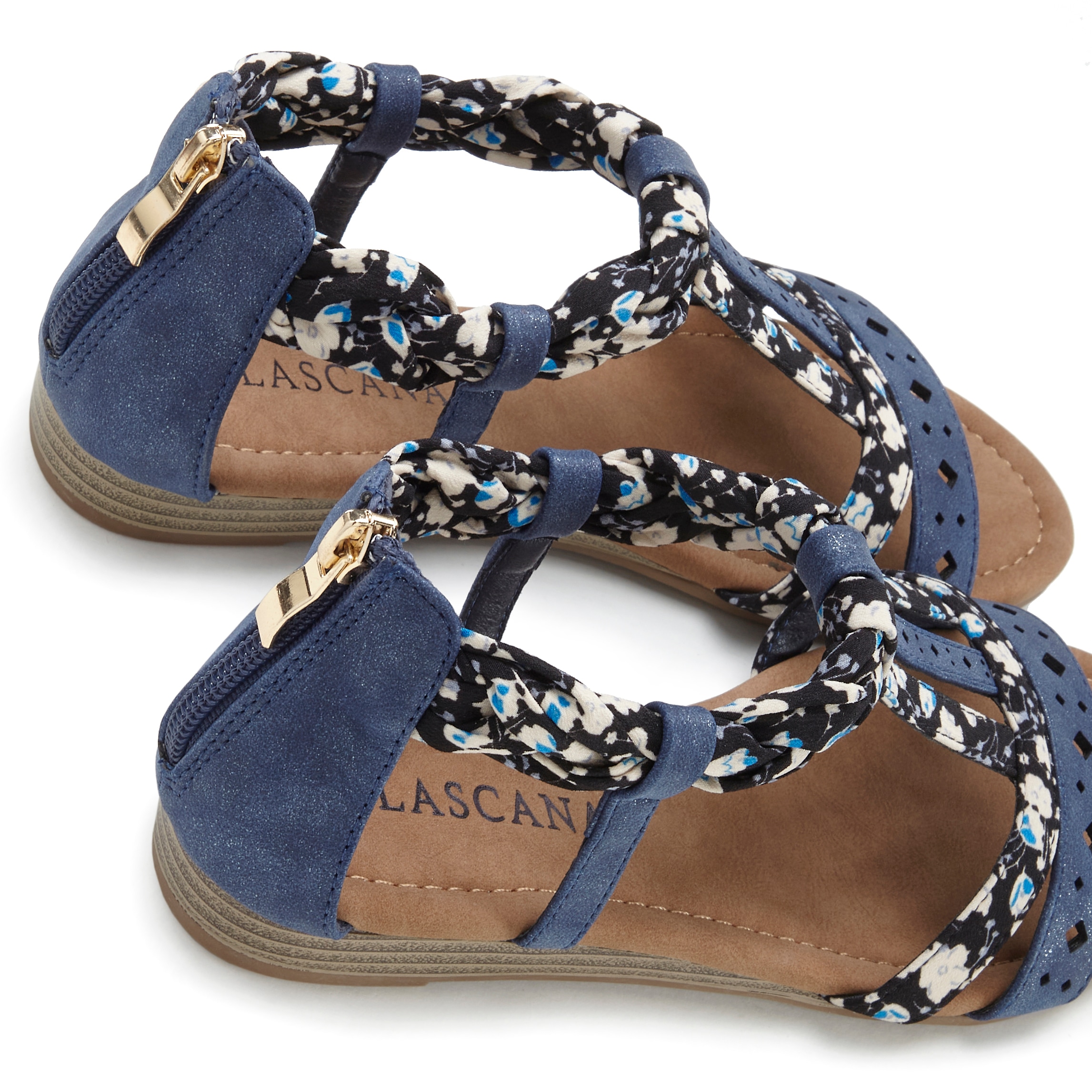 LASCANA Sandale »Sommerschuh«, Sandalette, Sommerschuh mit Riemchen im Festival-Look VEGAN