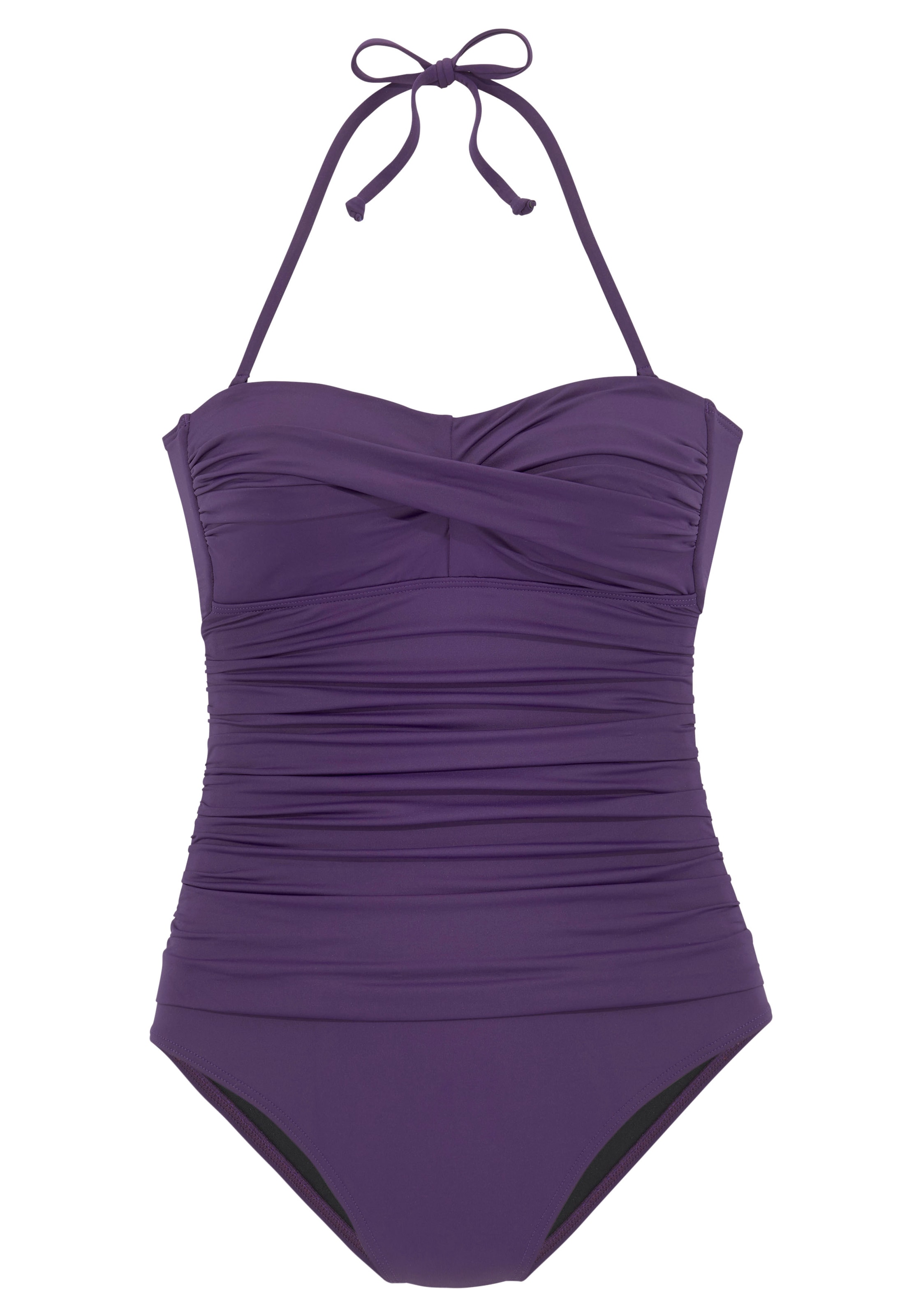 LASCANA Badeanzug, in Bandeau-Optik