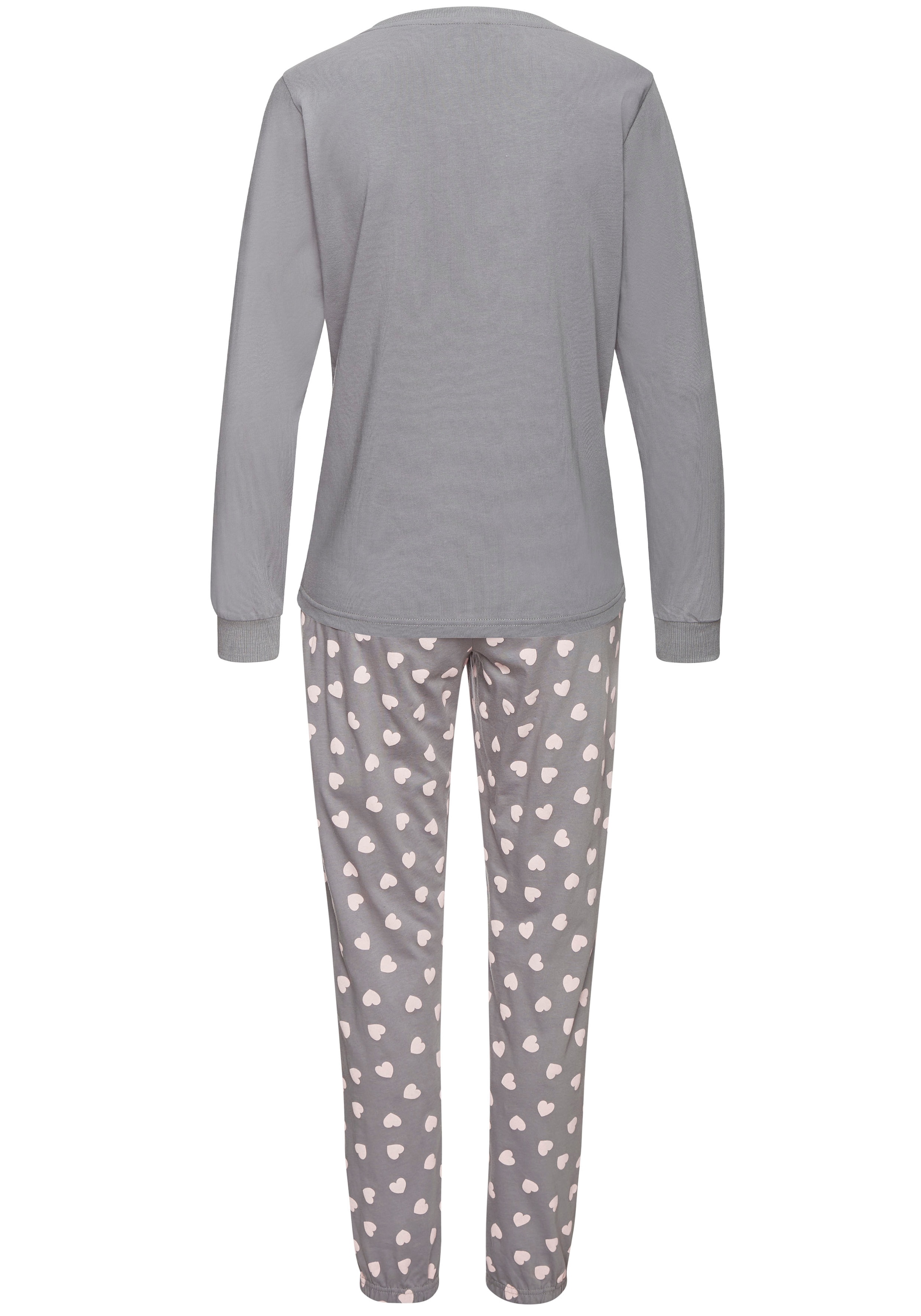 Vivance Dreams Pyjama Set, 2-teilig, 2 tlg. mit süßem Herzmuster