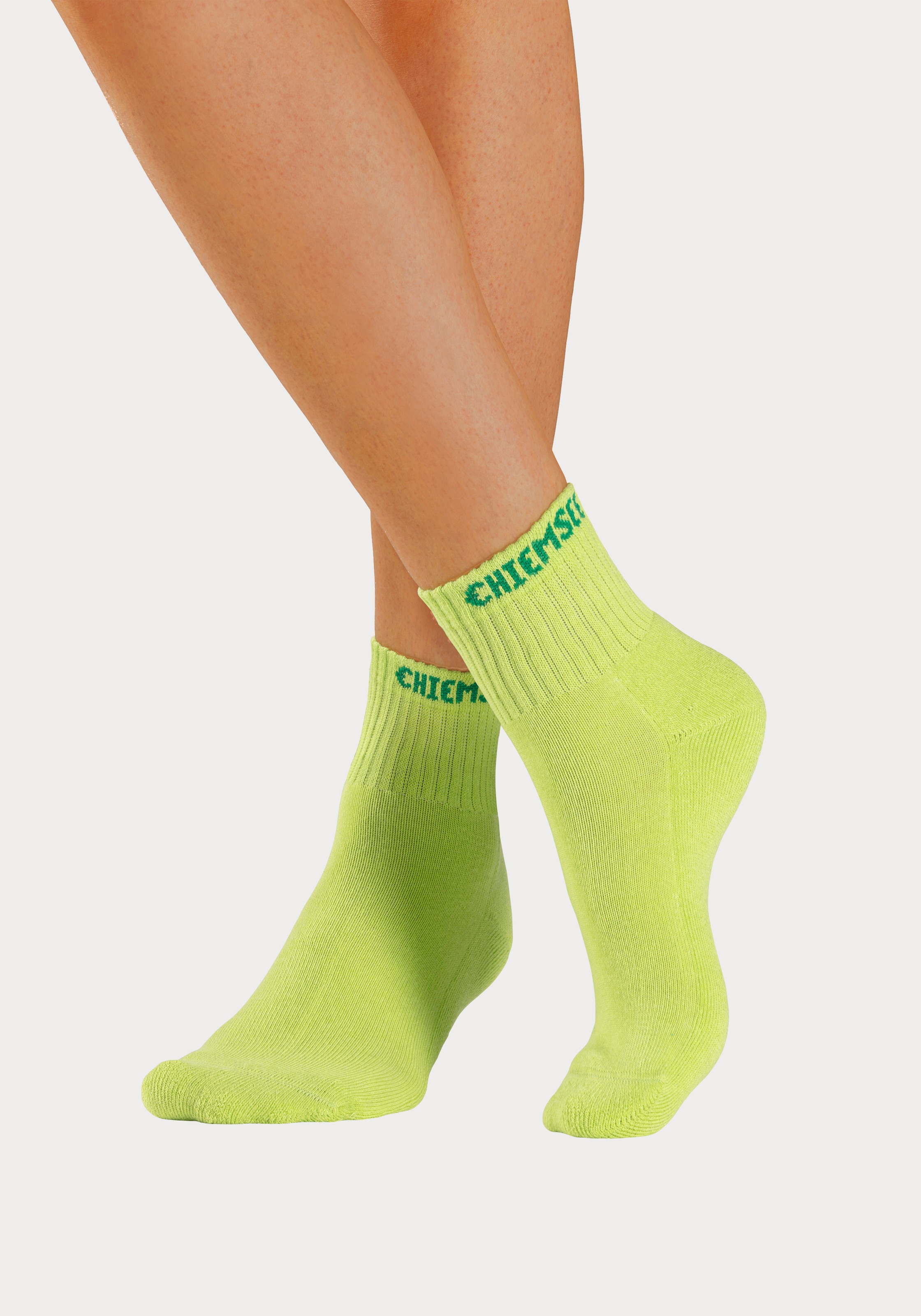 Chiemsee Kurzsocken, (Packung, 6 Paar), mit eingestricktem Markennamen