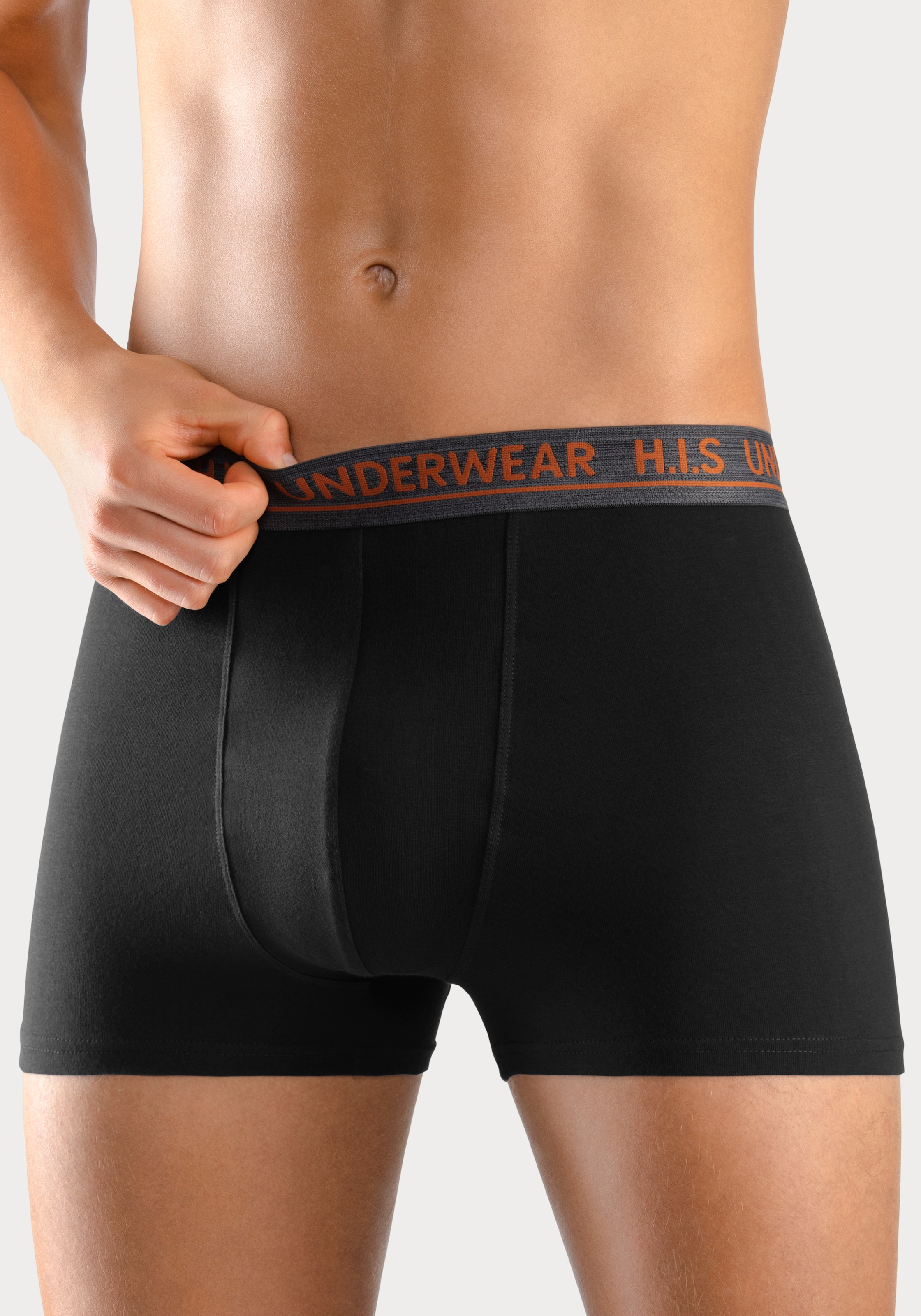 H.I.S Boxer »Boxershorts für Herren«, (Packung, 4 St.), mit bequemem Stretchbündchen