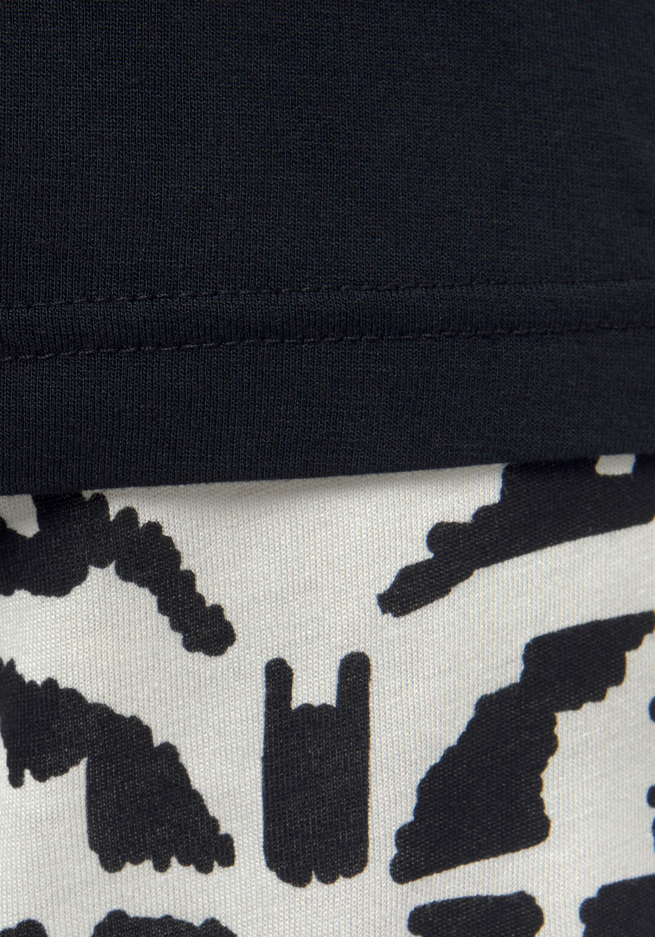s.Oliver Pyjama, (2 tlg.), mit floralem Ethno-Muster