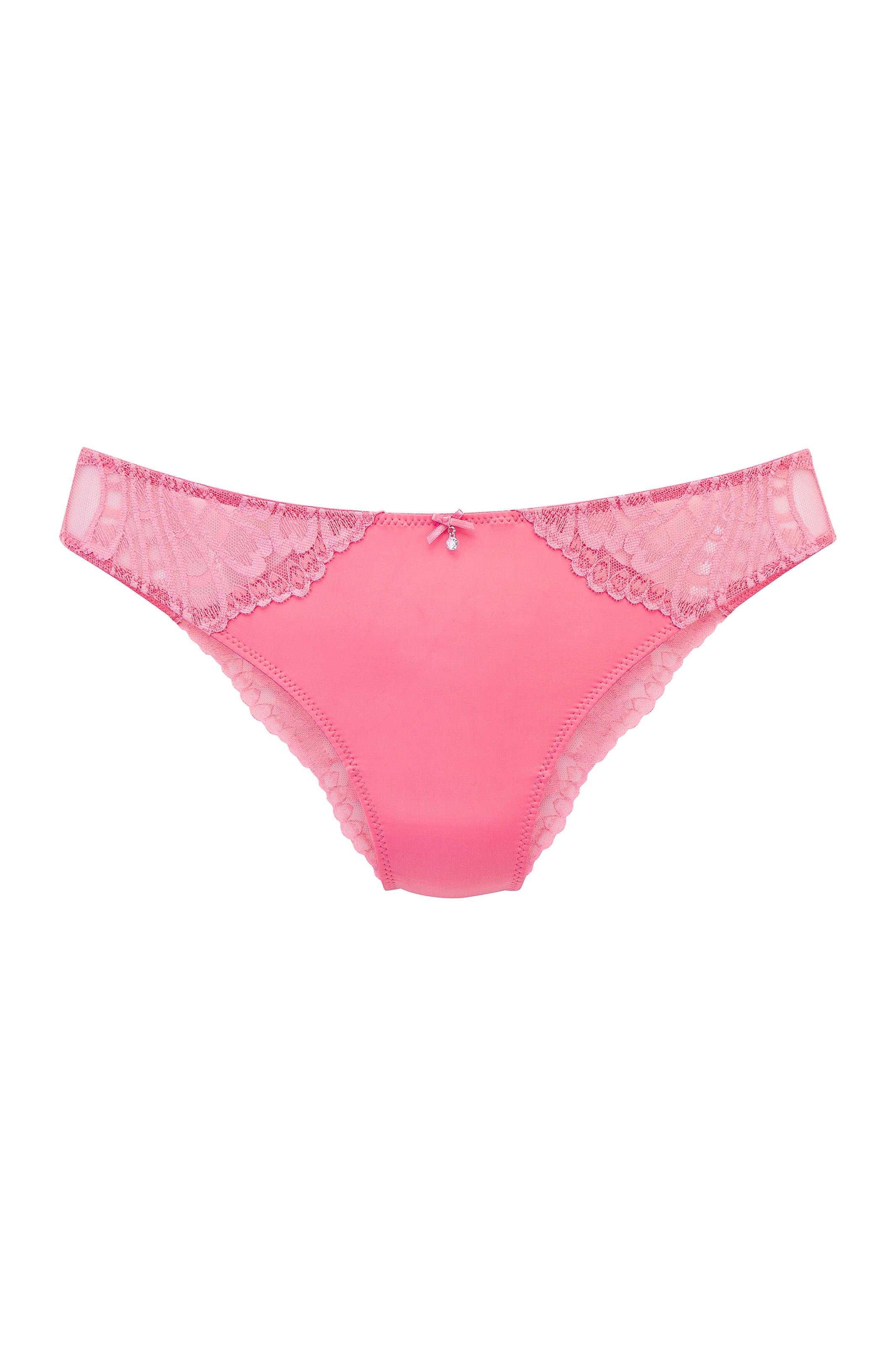 LASCANA Tanga »Flora« hinten aus leicht transparenter Spitze