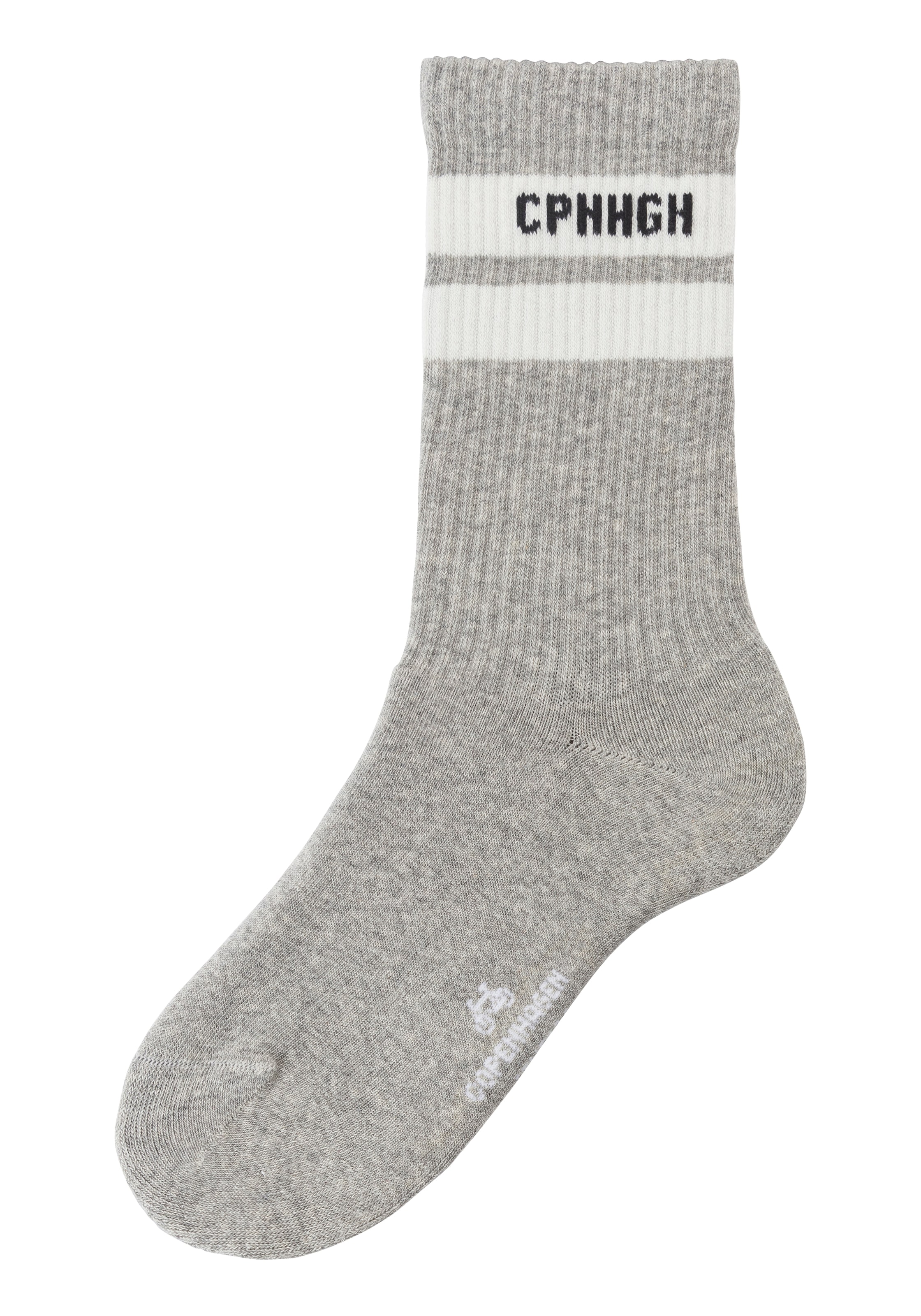 Copenhagen Studios Tennissocken Packung, 3 Paar tlg. mit Streifendesign und Vollfrottee