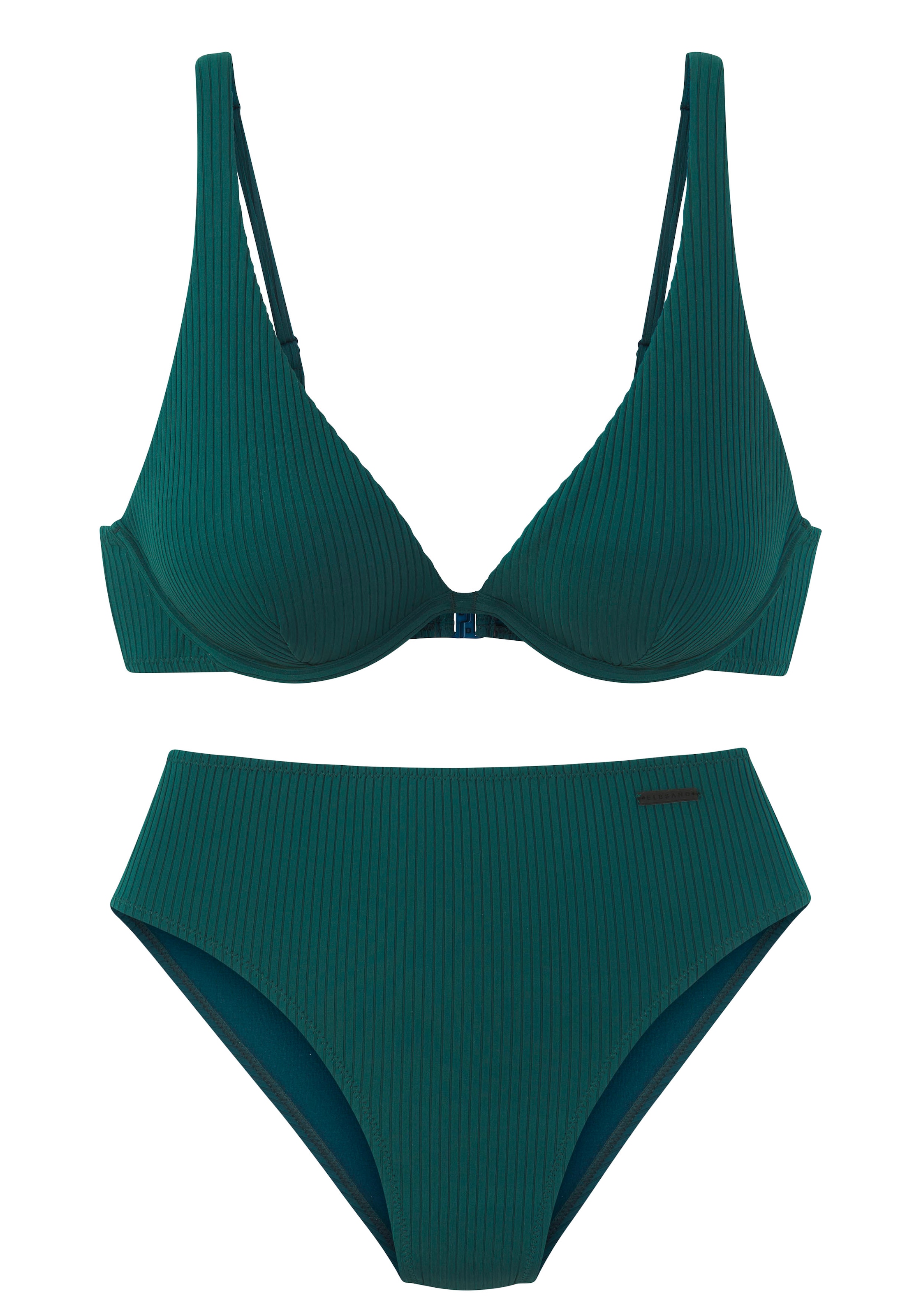 Elbsand Bügel-Bikini, aus trendiger Rippware