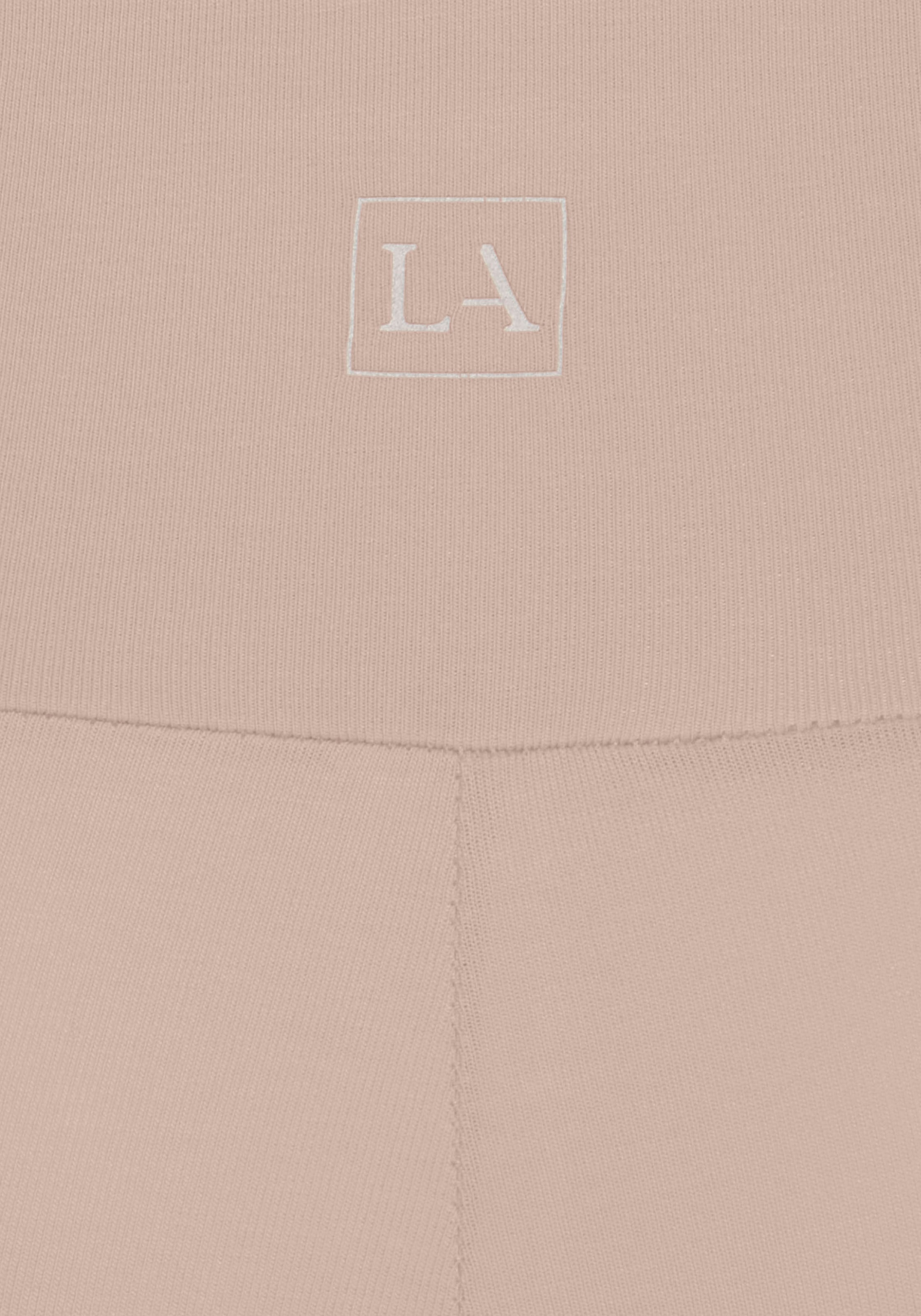 LASCANA Leggings, mit breitem Bündchen, Loungewear