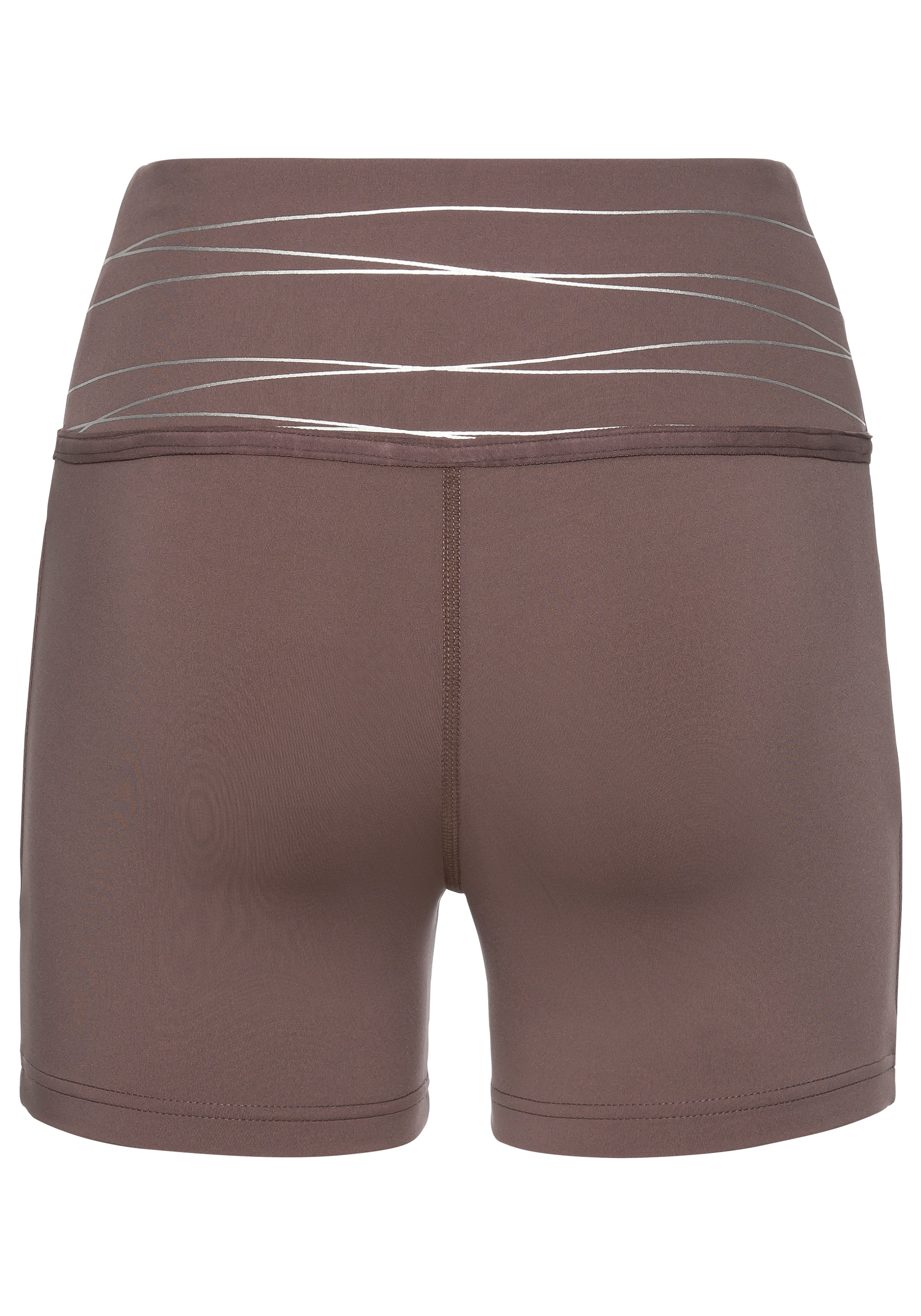 Vivance active Shorts, Sportshorts mit breiten Bündchen und Druck