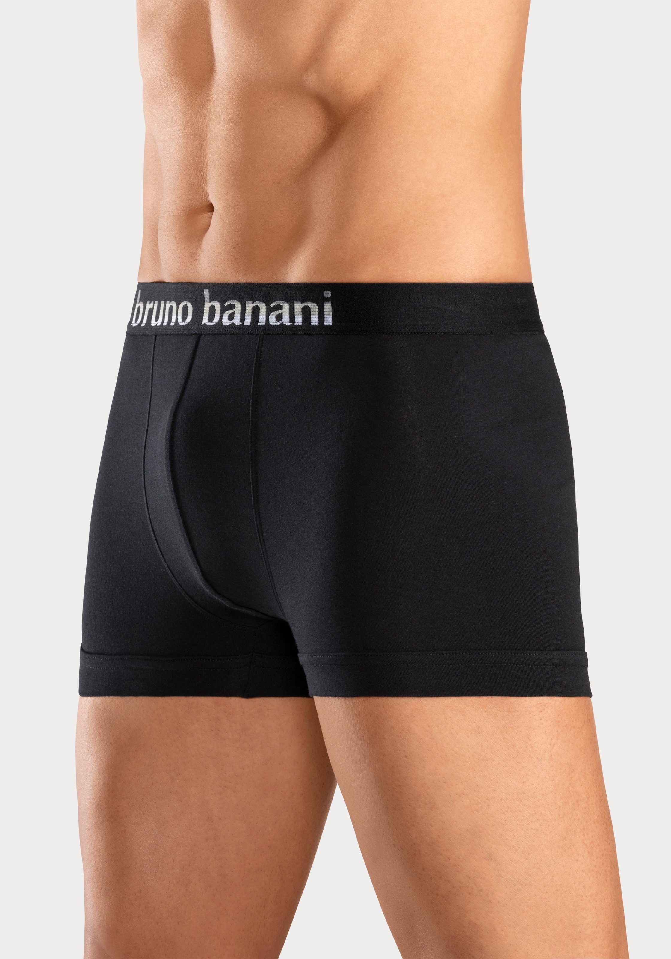 Bruno Banani Boxer »Boxershorts für Herren«, (Packung, 5 St.), mit Streifen Logo Webbund