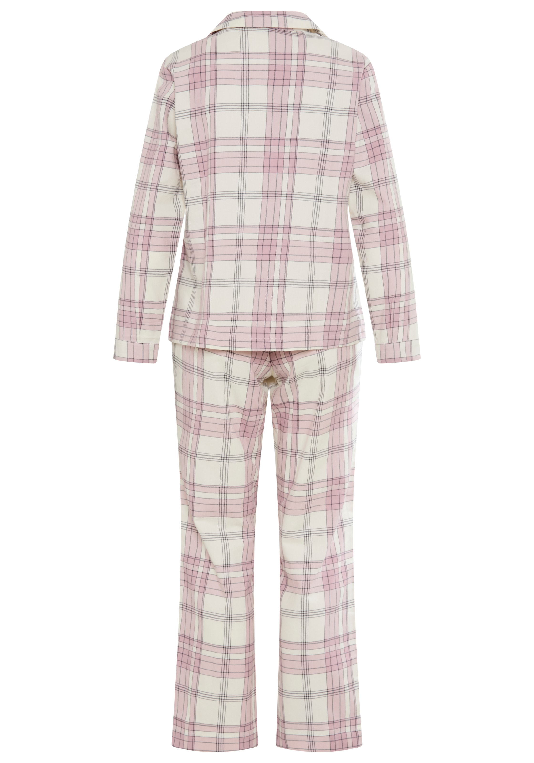 Vivance Dreams by Lascana Pyjama Set, 2 mit garngefärbten Karos