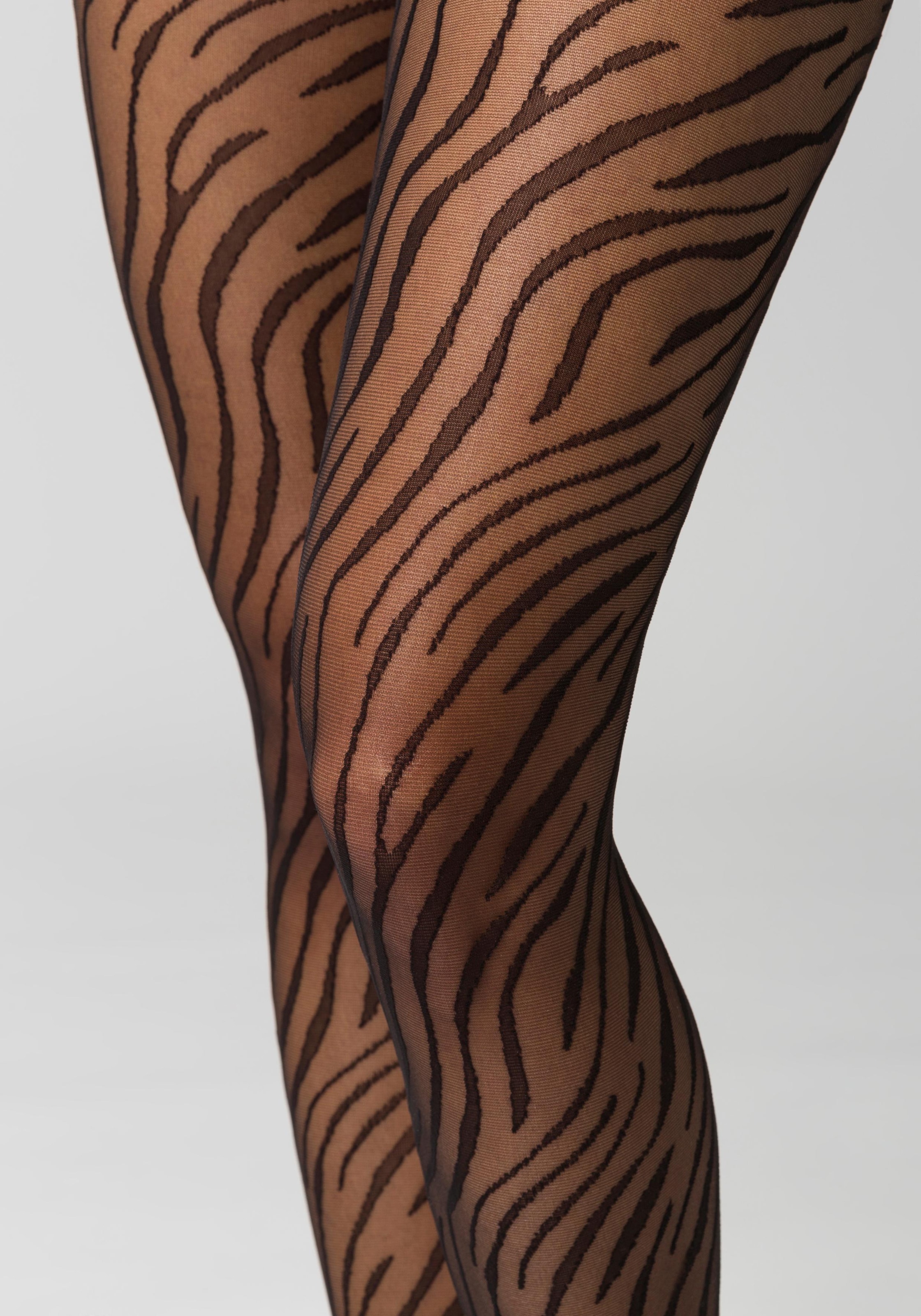 petite fleur gold Feinstrumpfhose, mit animal Print