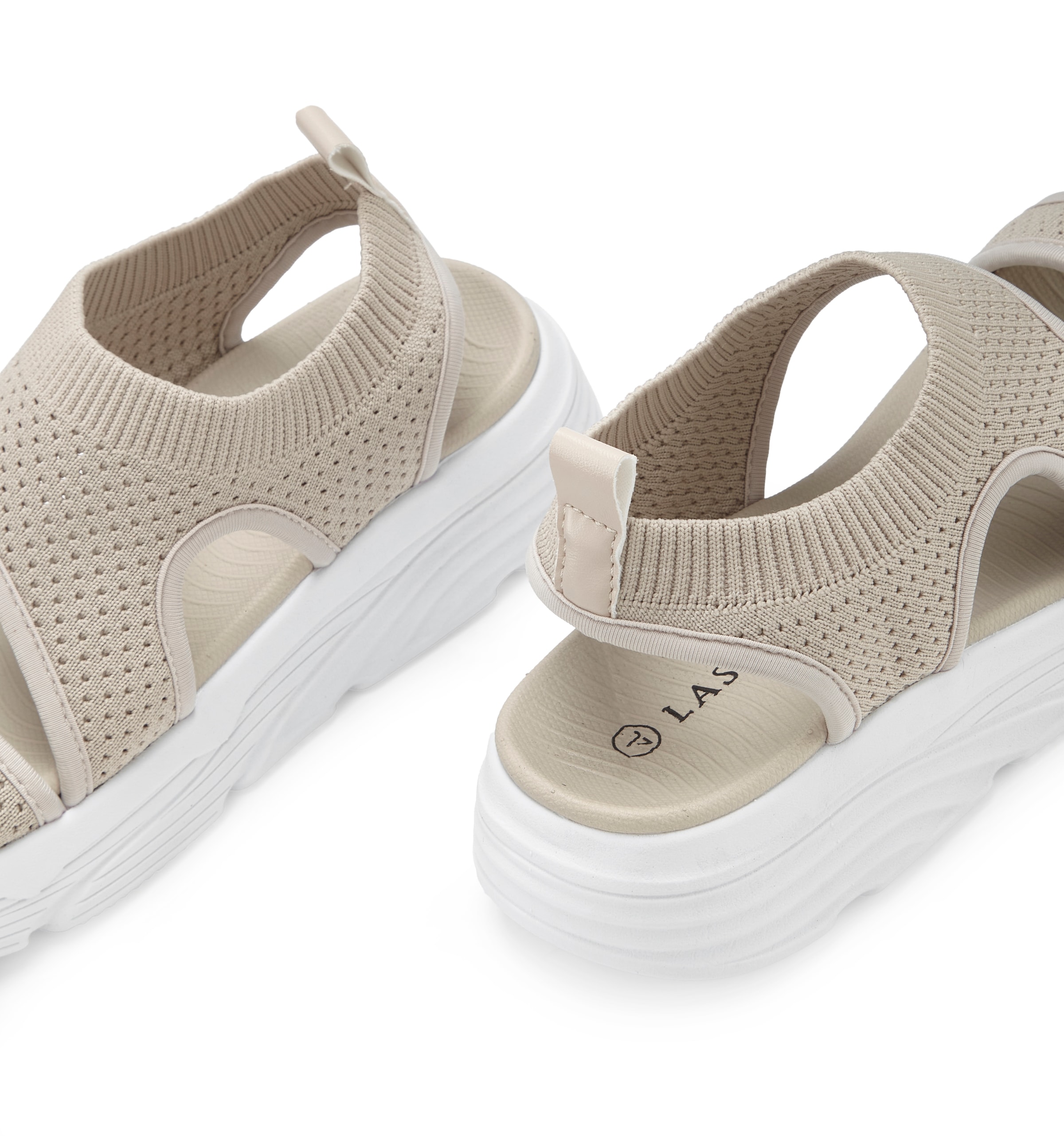 LASCANA Sandale »Sommerschuh«  Sandalette, Sommerschuh aus elastischem Textil besonders leicht VEGAN