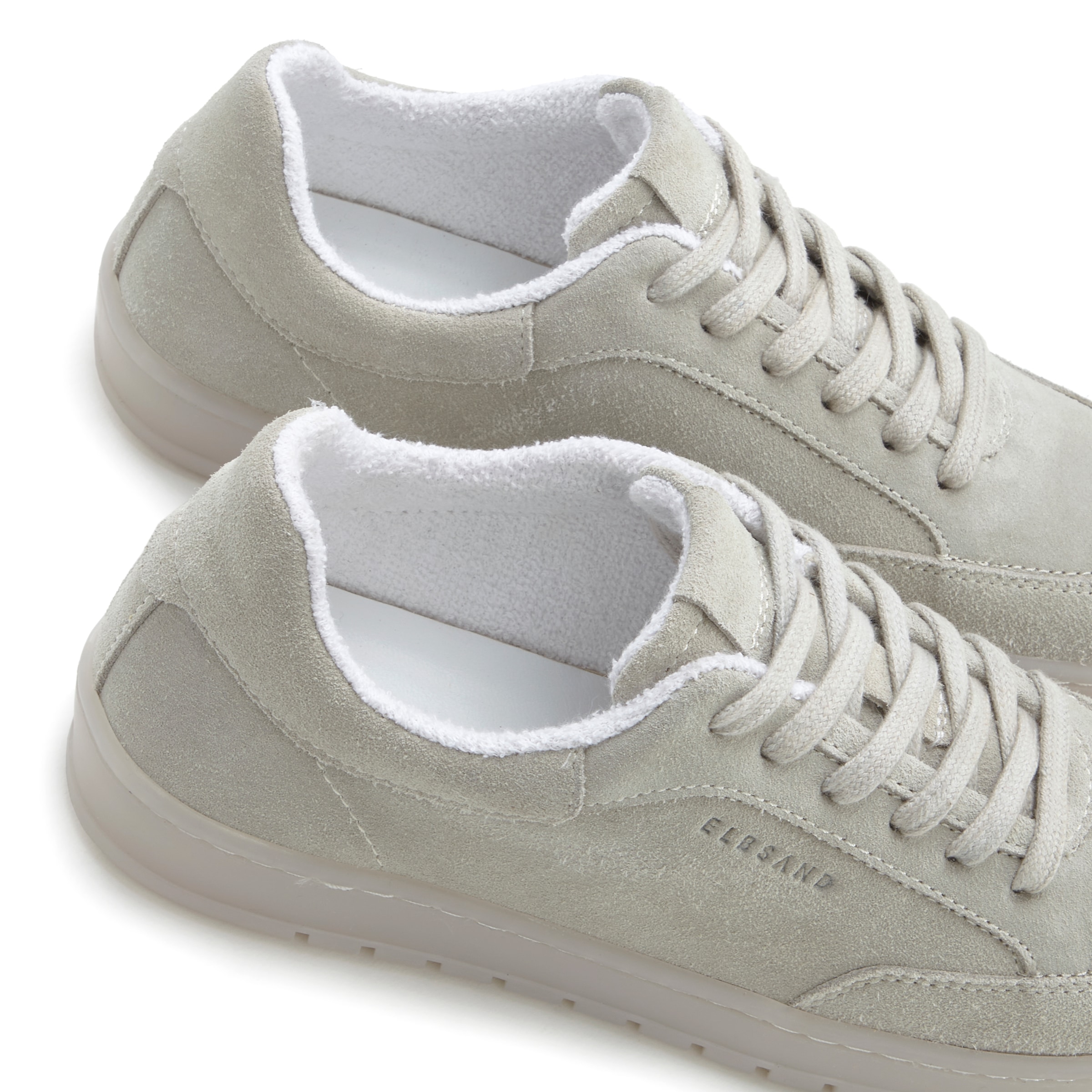Elbsand Sneaker, Schnürhalbschuh, Freizeitschuh aus Leder mit Frottee Innenfutter