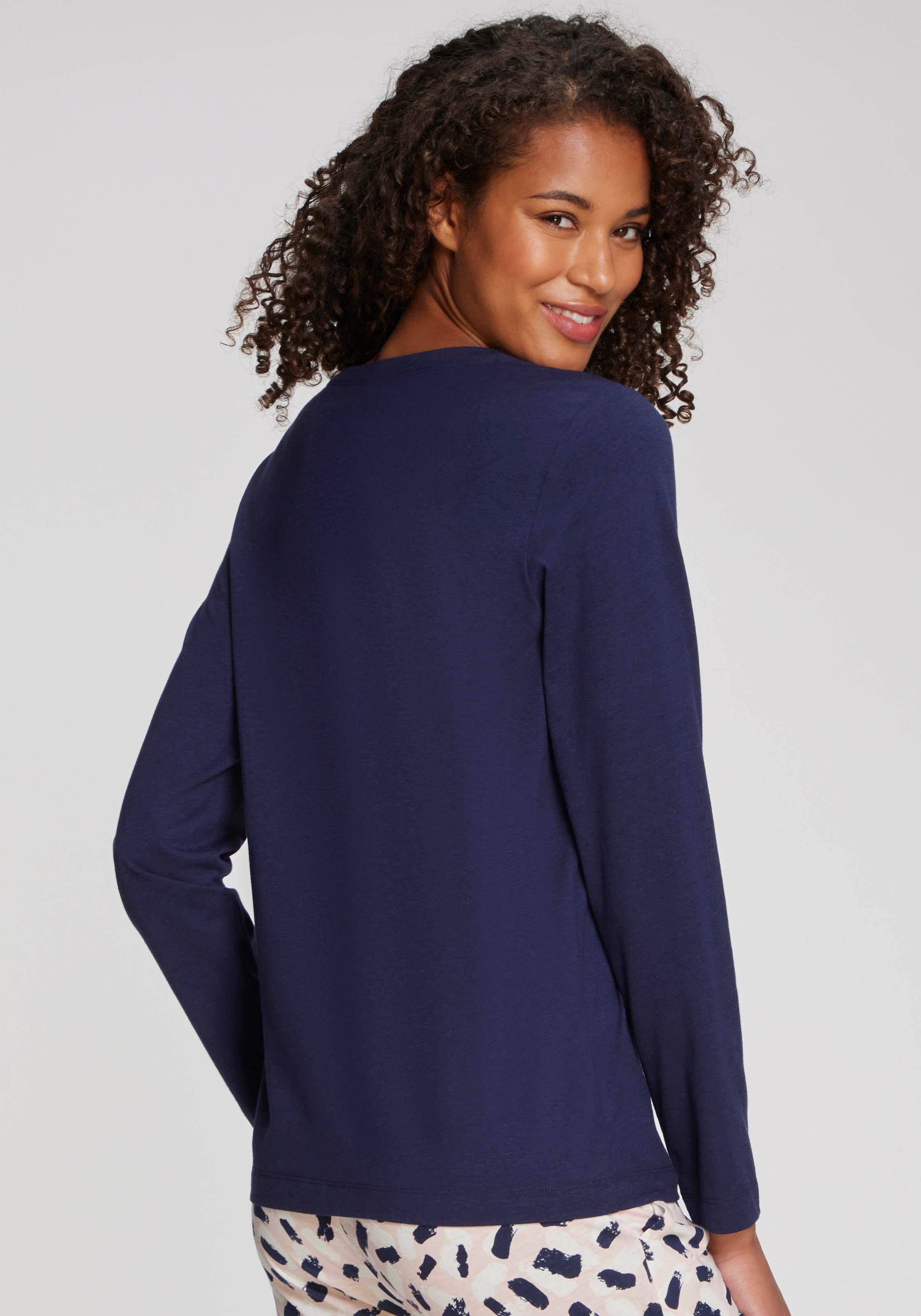 s.Oliver Longsleeve Mit kleinem Frontprint