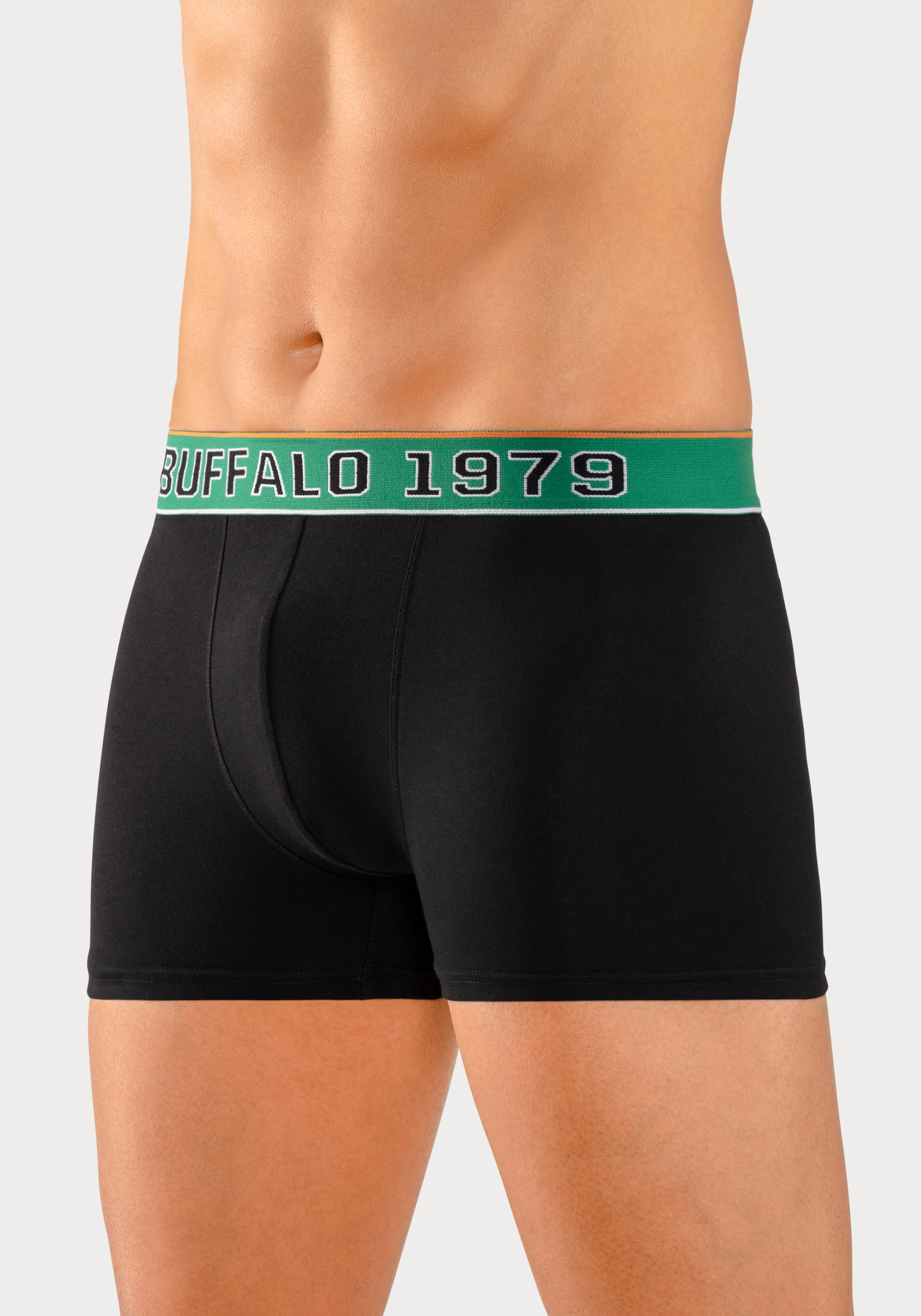 Buffalo Boxer »Boxershorts für Herren«, (Packung, 3 St.), aus Baumwoll-Mix