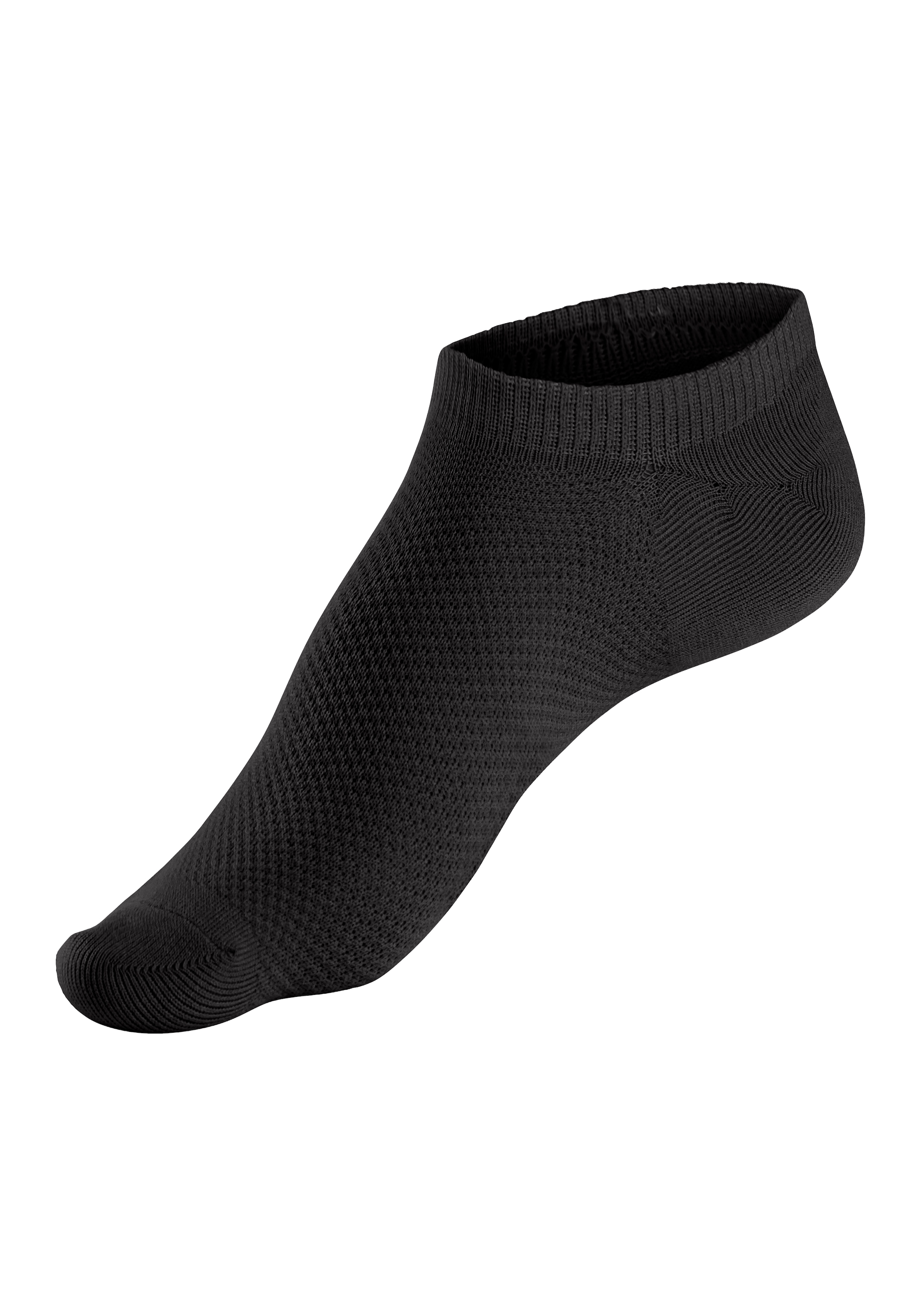 LASCANA ACTIVE Sneakersocken, (Packung, 7 Paar), mit Pikeestruktur