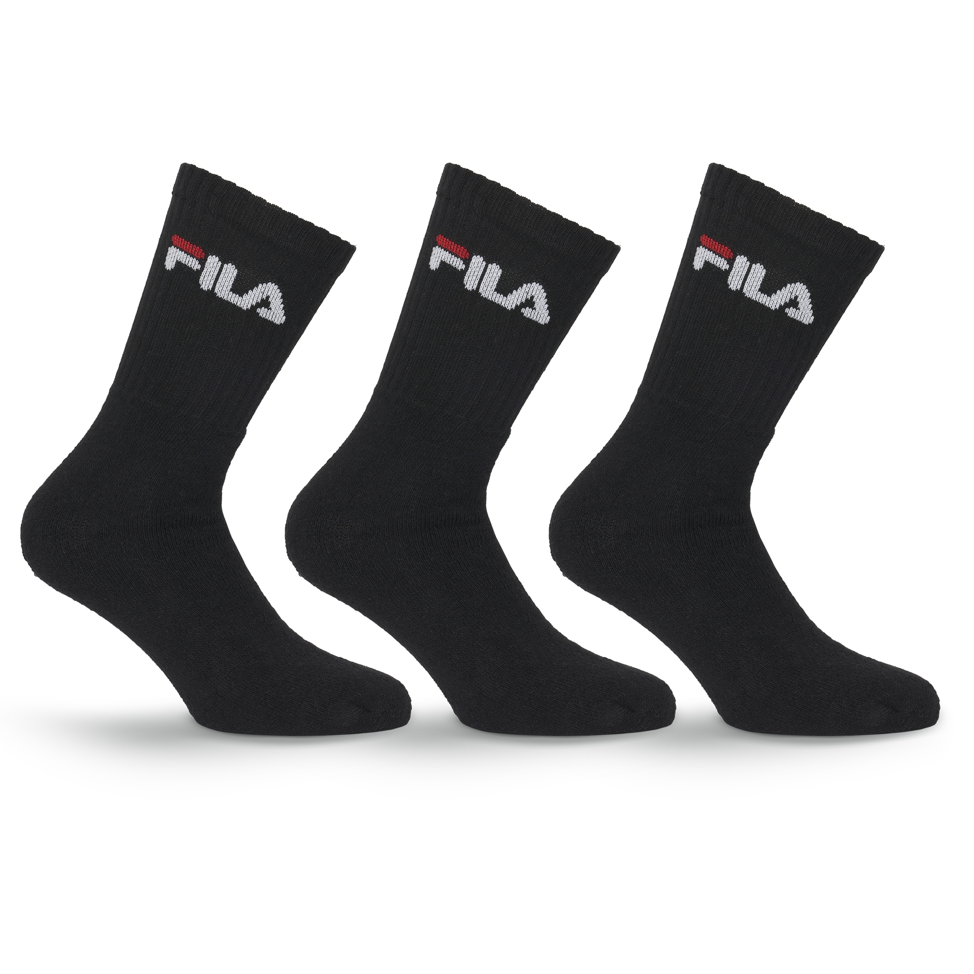 Fila Tennissocken »UNISEX CREW TENNIS FULL TERRY SOCKS« 3 Stk. tlg. mit verstärkten Belastungszonen,